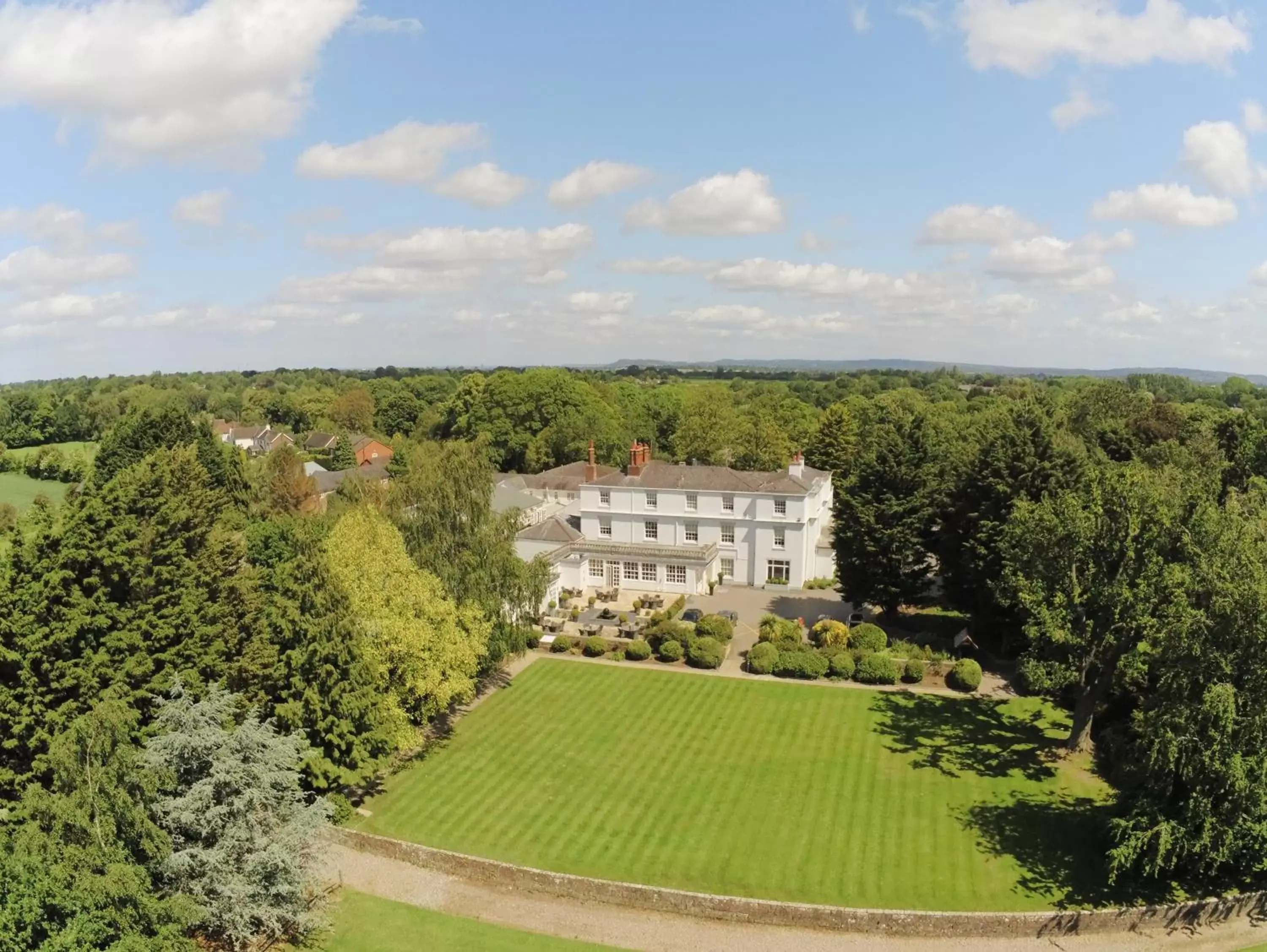 Bird's eye view, Bird's-eye View in Rowton Hall Hotel and Spa