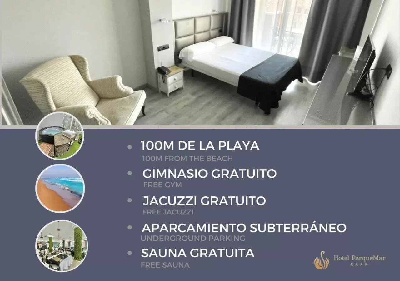 Junior Suite with Terrace in Hotel ParqueMar Junior Suite with Terrace in Hotel ParqueMar