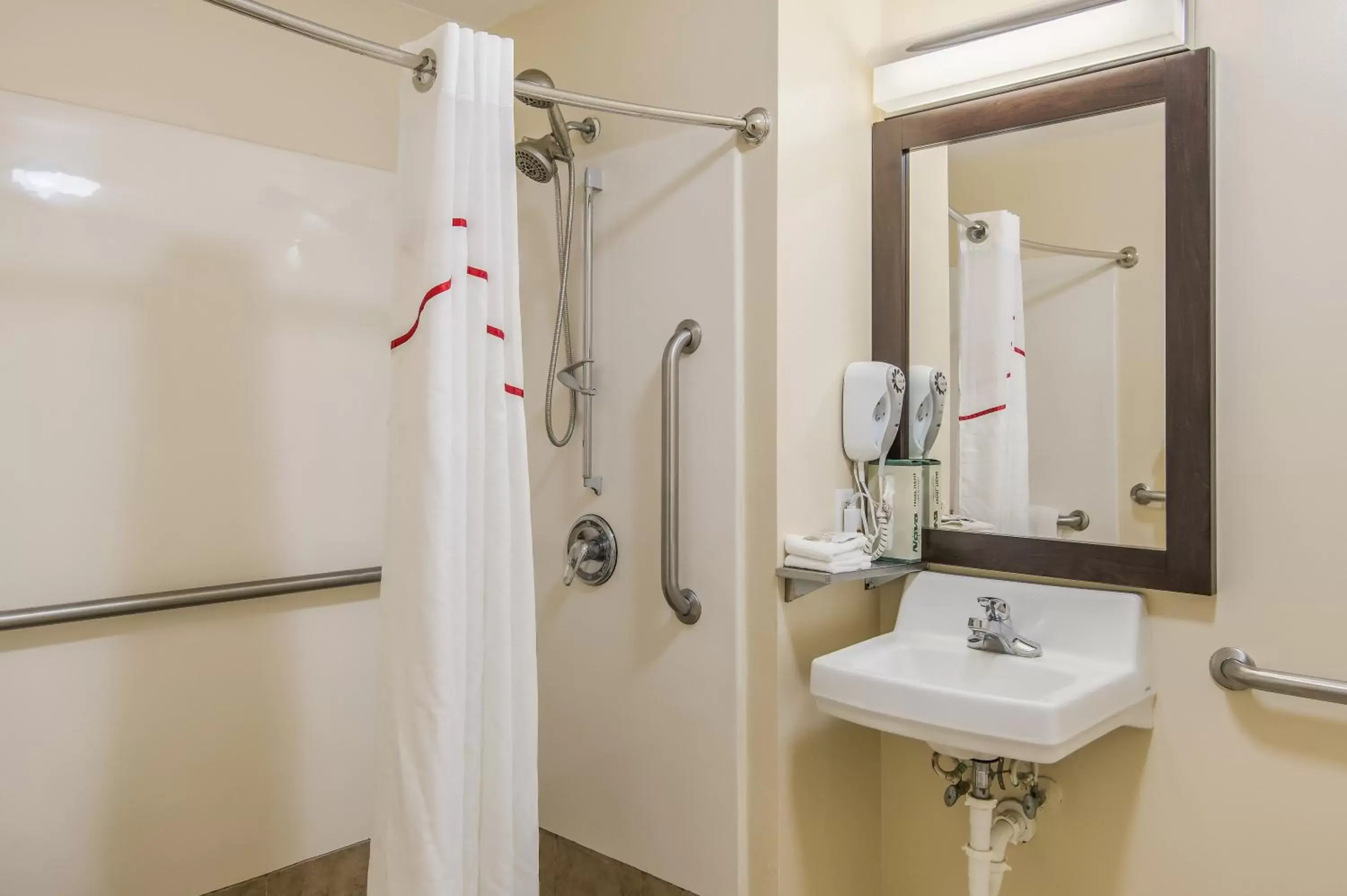 Bathroom in Red Roof Inn & Suites Pensacola East - Milton