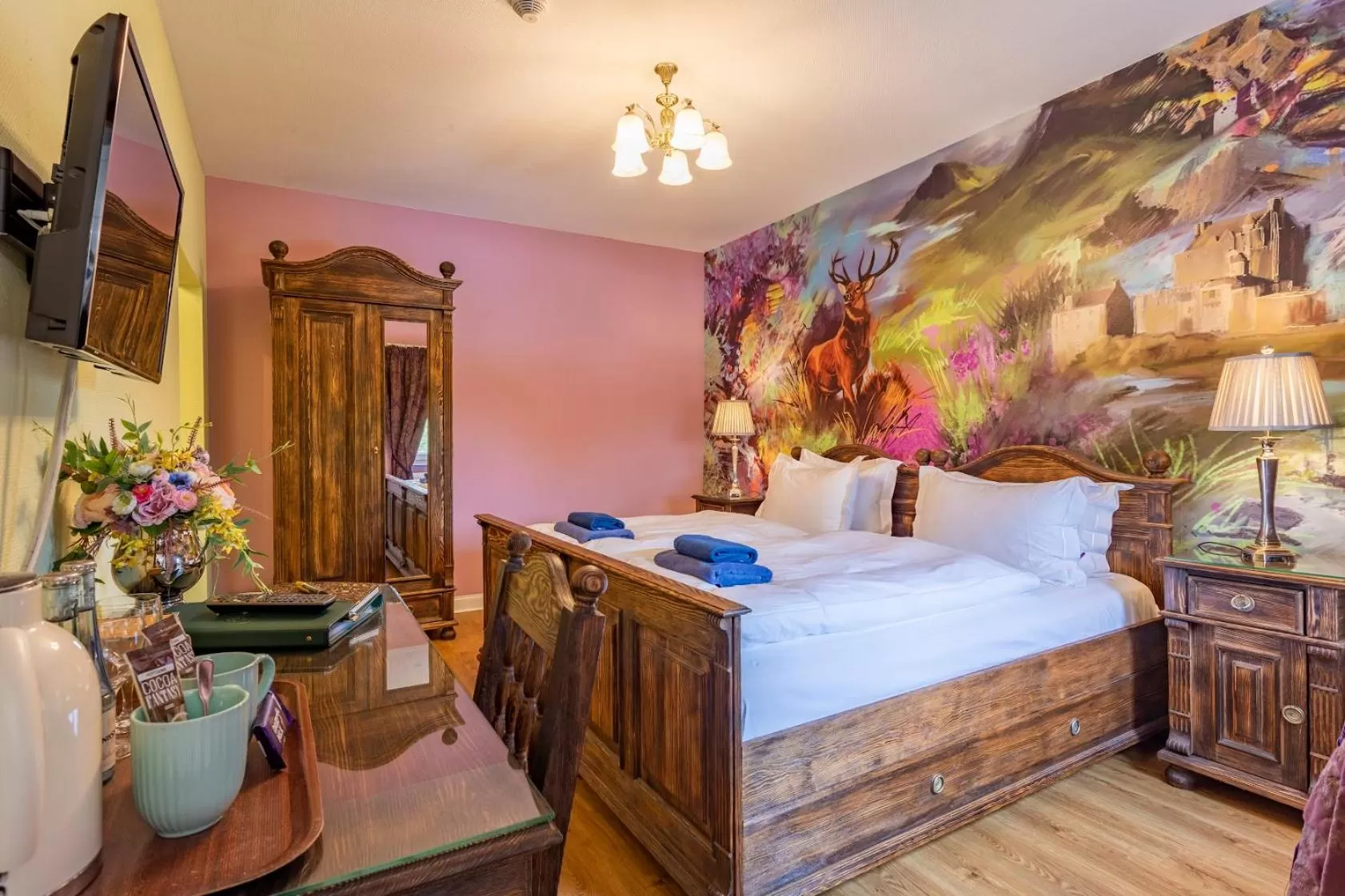 Scottish Room in The Little Britain Inn Themed Hotel One of a Kind In Europe