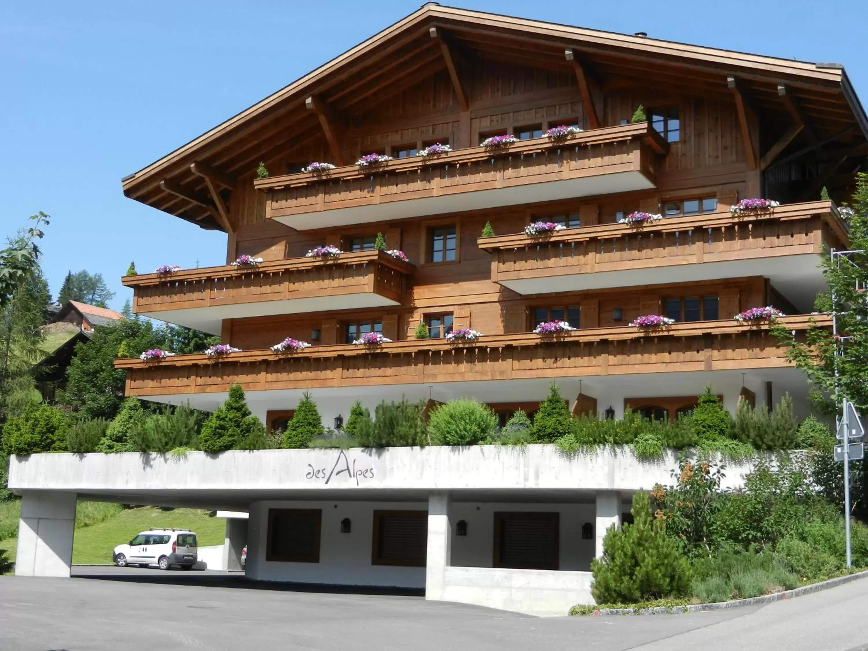 Property Building in Hotel des Alpes Superieur