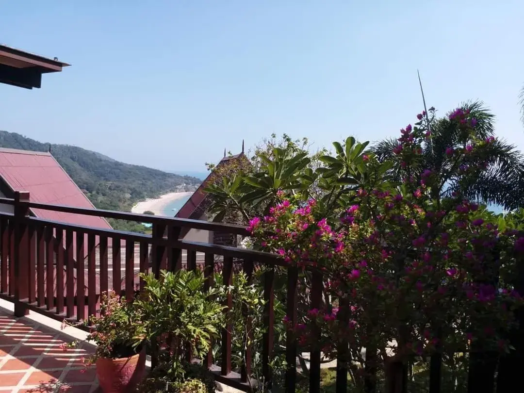 Balcony/Terrace, Mountain View in Baan KanTiang See Villas - SHA Extra Plus