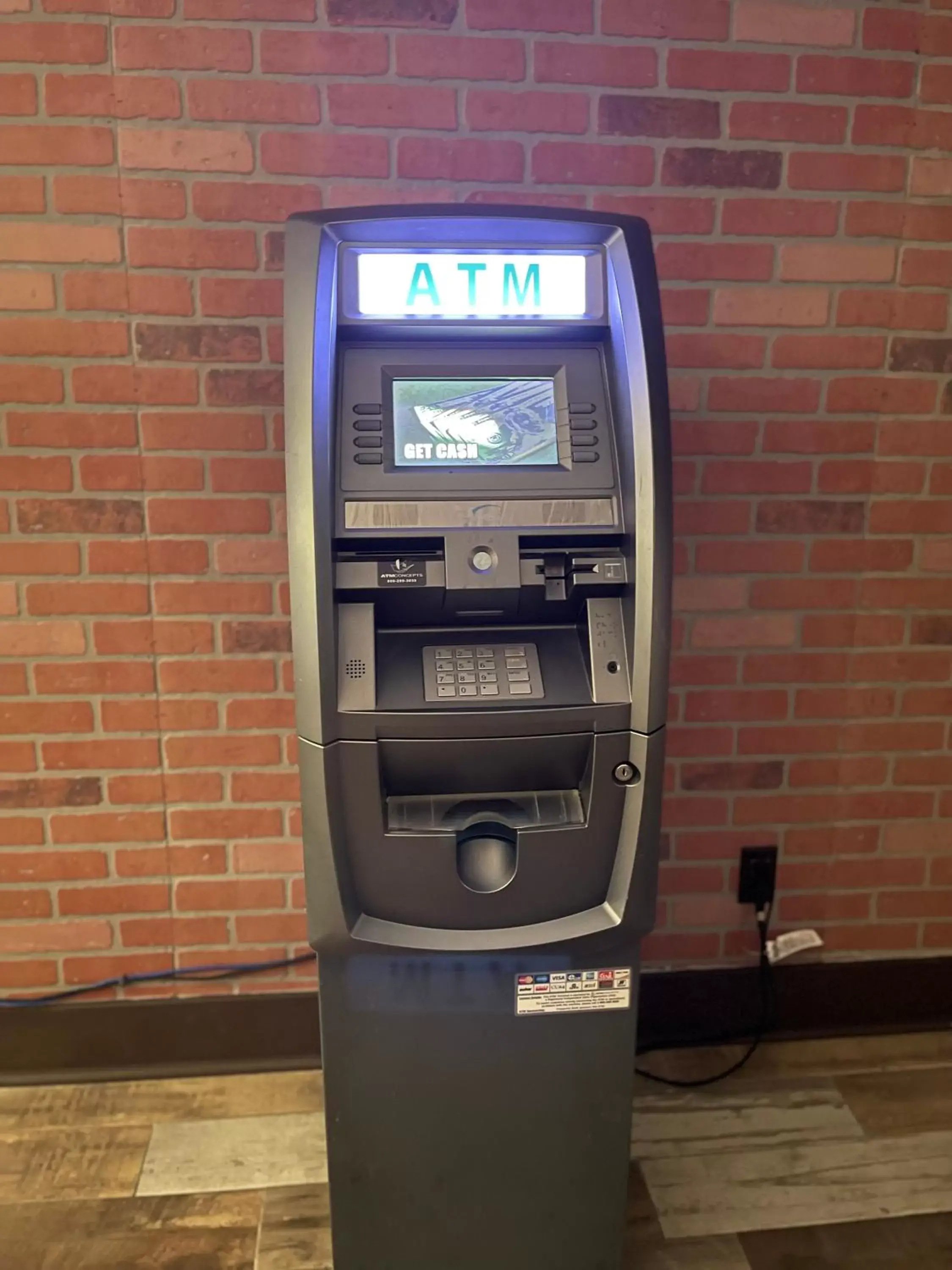 ATM in The Historic Brookdale Lodge, Santa Cruz Mountains