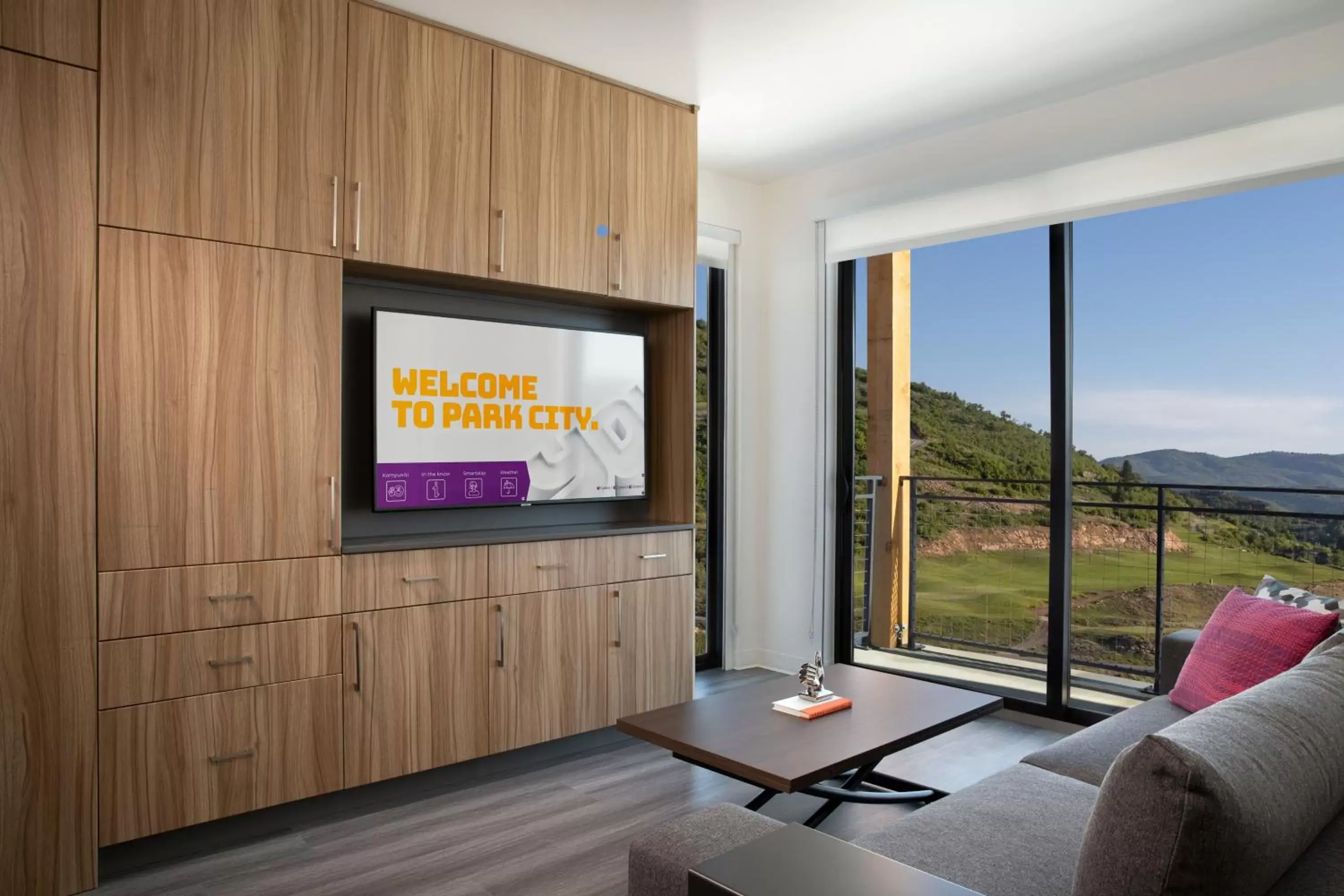 TV/Entertainment Center in YOTELPAD Park City