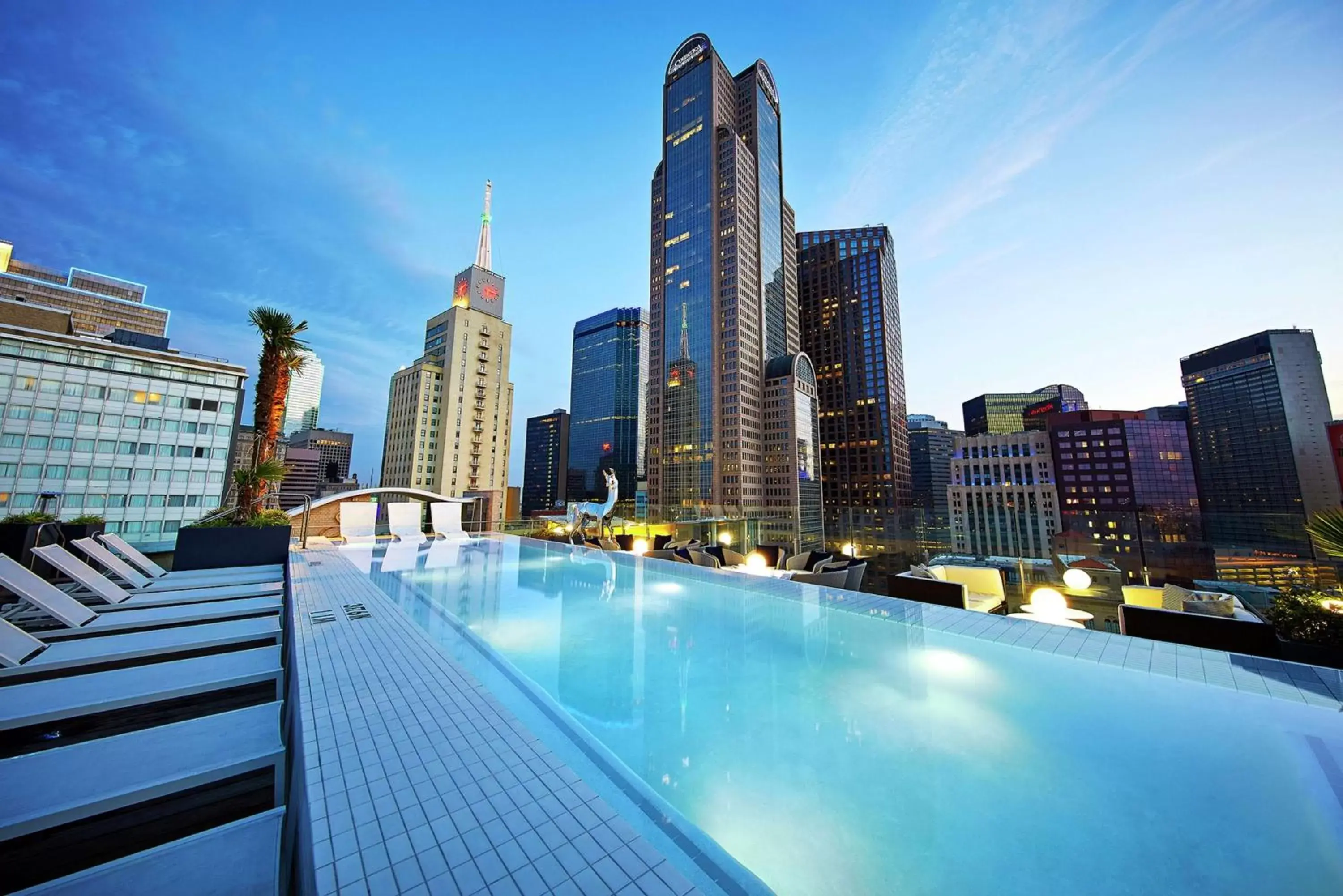 Swimming Pool in The Statler Dallas, Curio Collection By Hilton