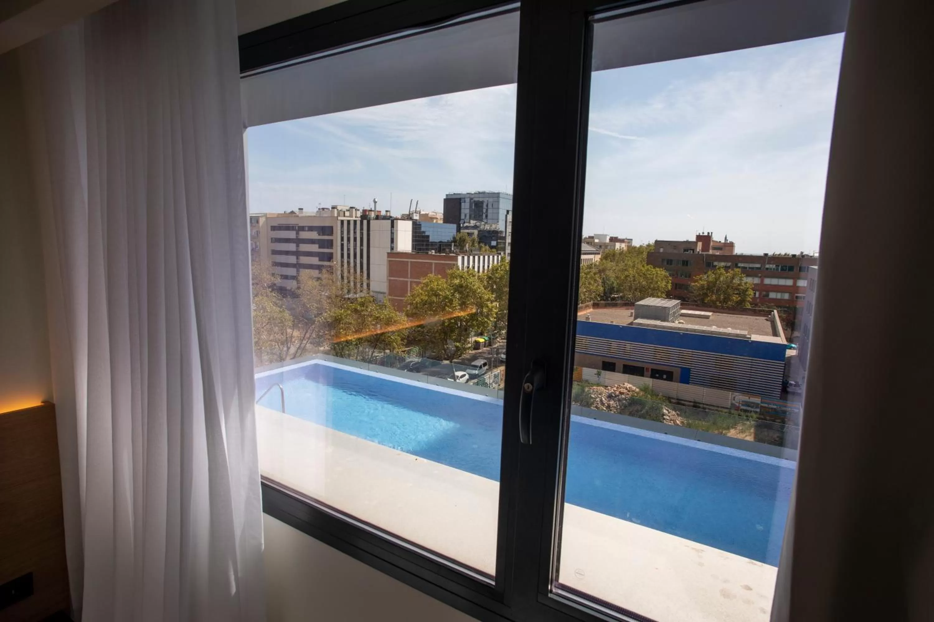 Pool view in Hotel Paxton Barcelona