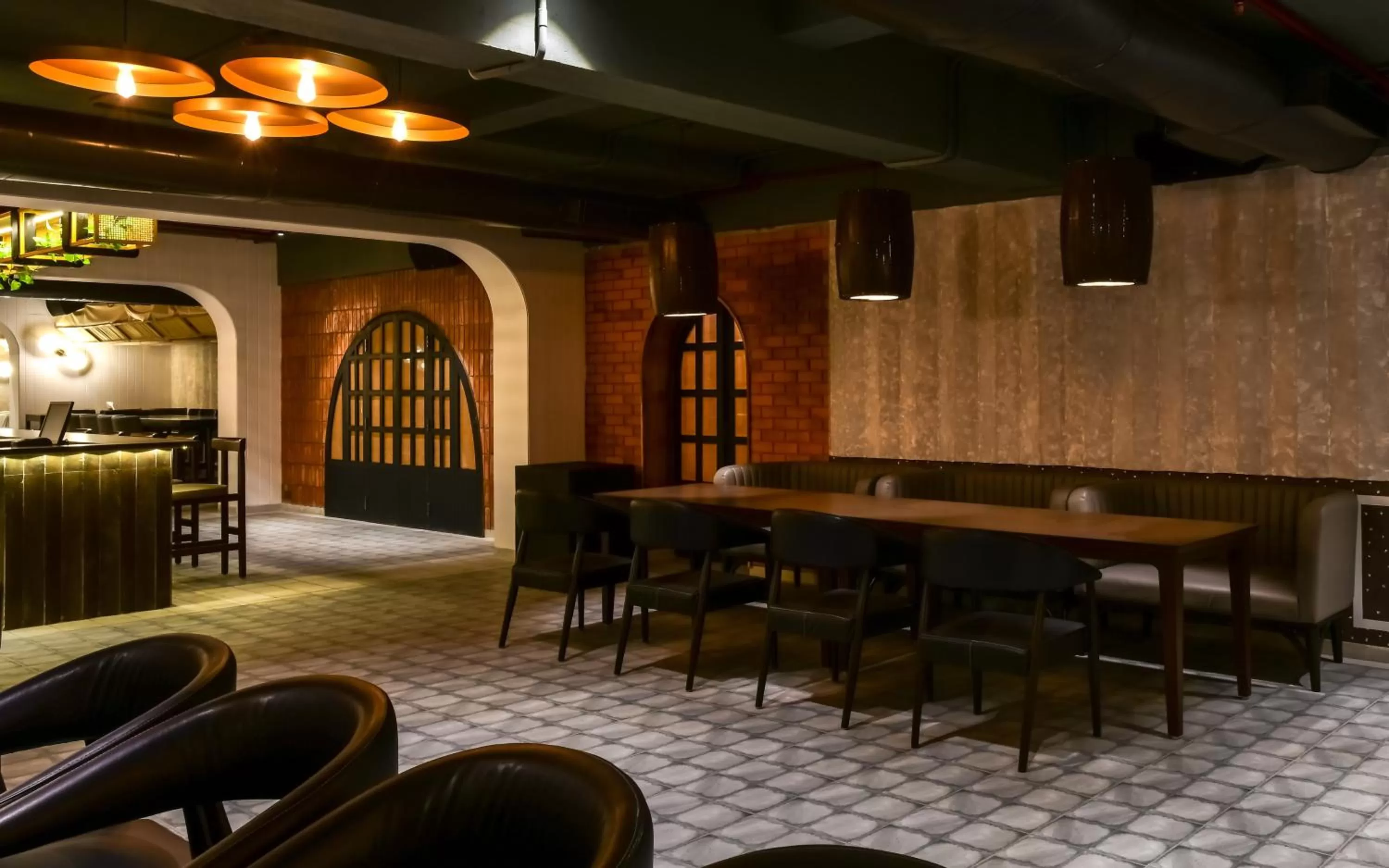 Lounge or bar in The Downton Hotel