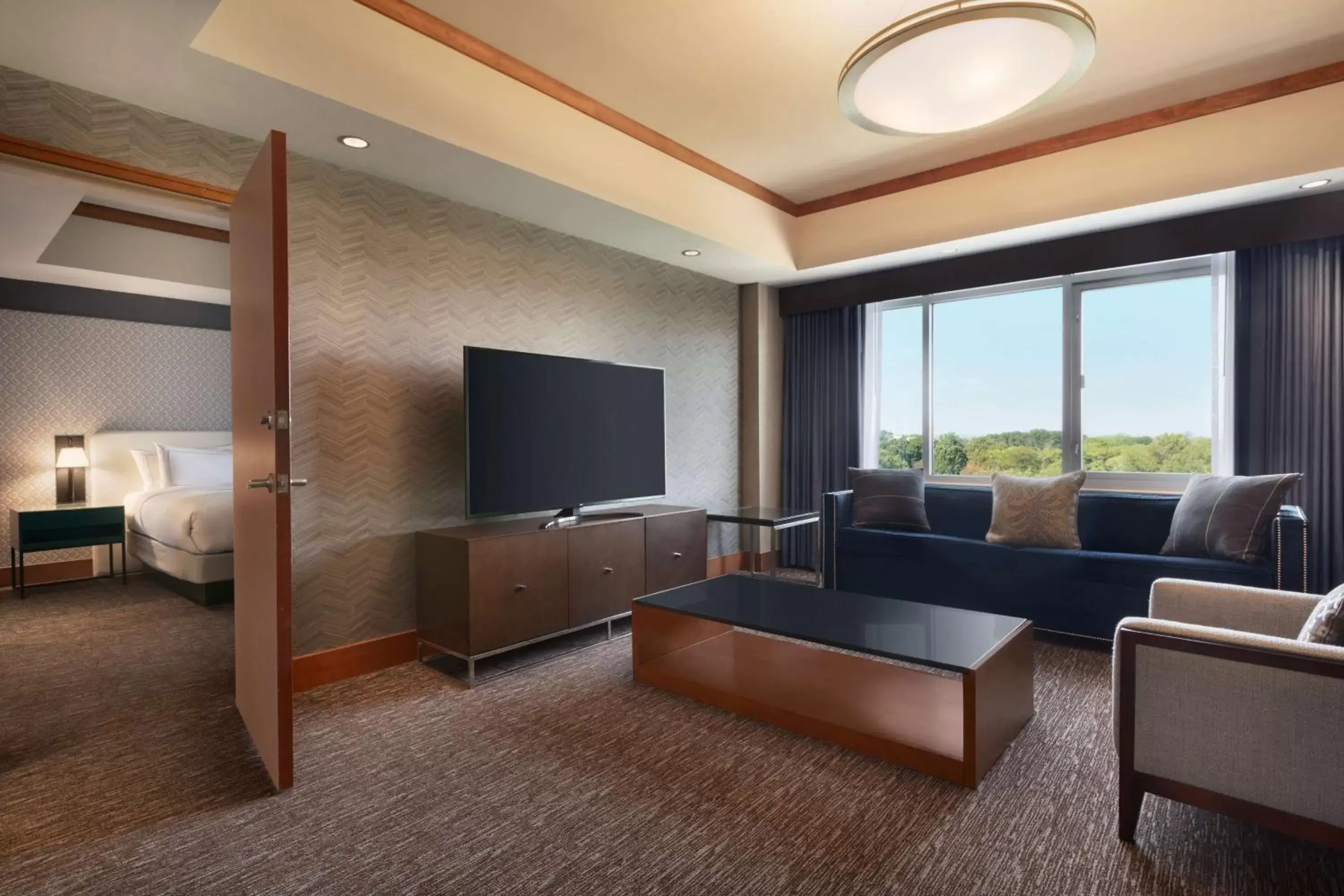 Living room, Seating Area in Hilton Baltimore BWI Airport