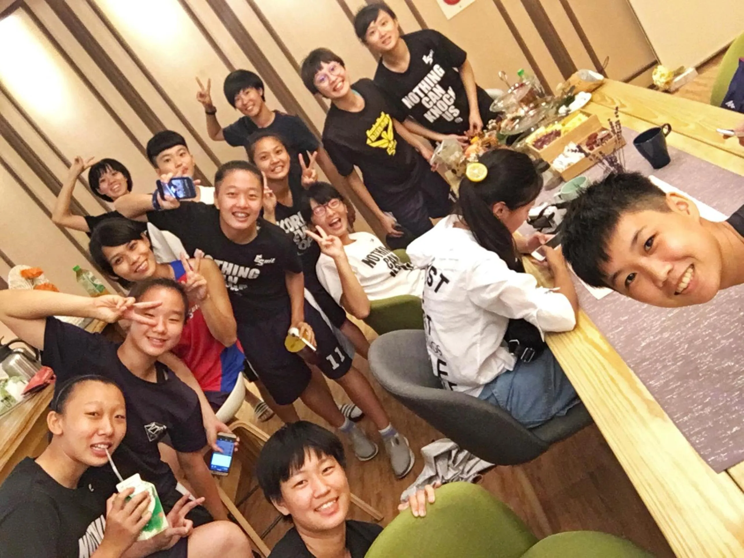 group of guests in Master Chitow Hostel