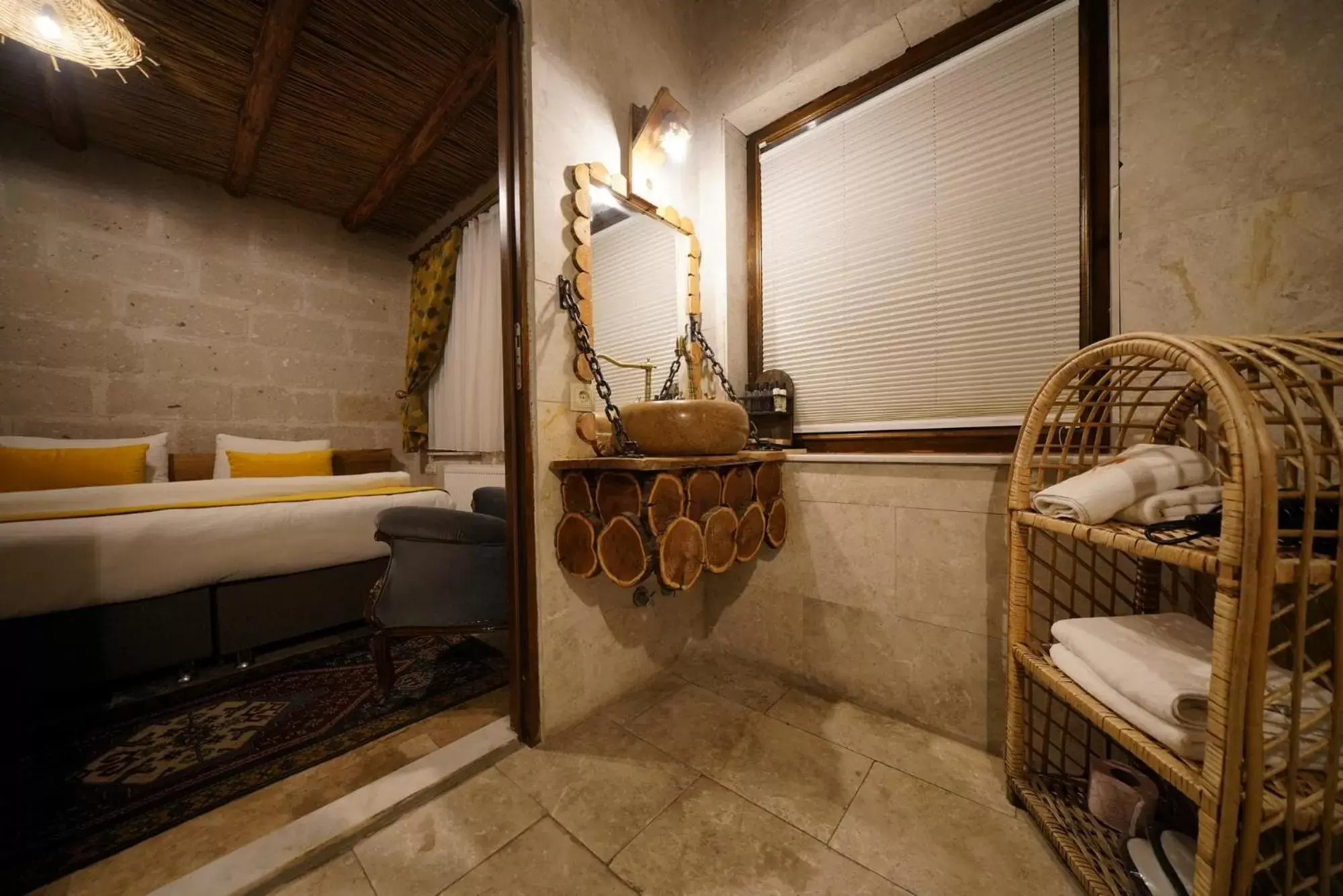 Bathroom in Cappadocia Nar Cave House & Hot Swimming Pool