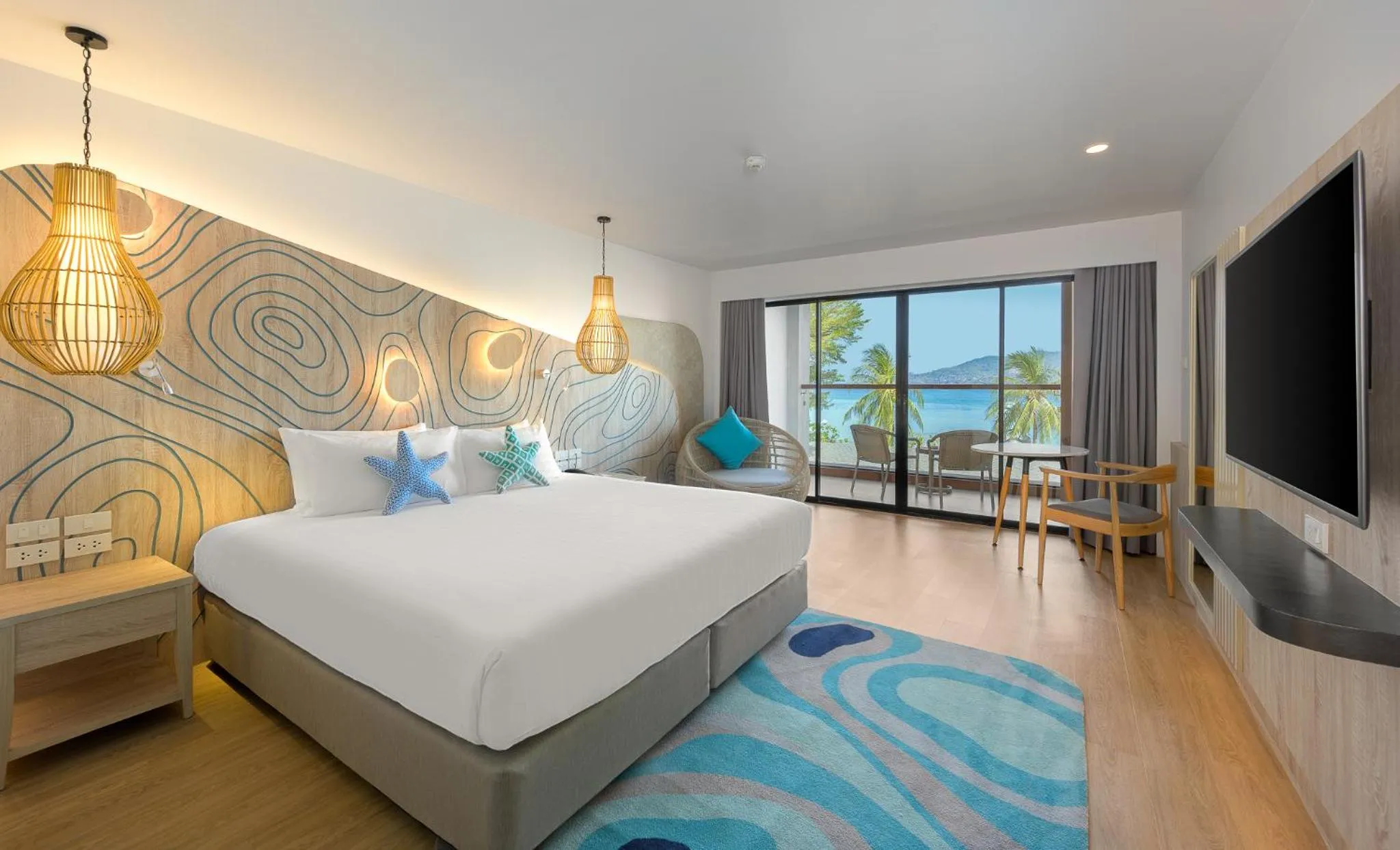Bedroom, Bed in LIV Hotel Phuket Patong Beachfront