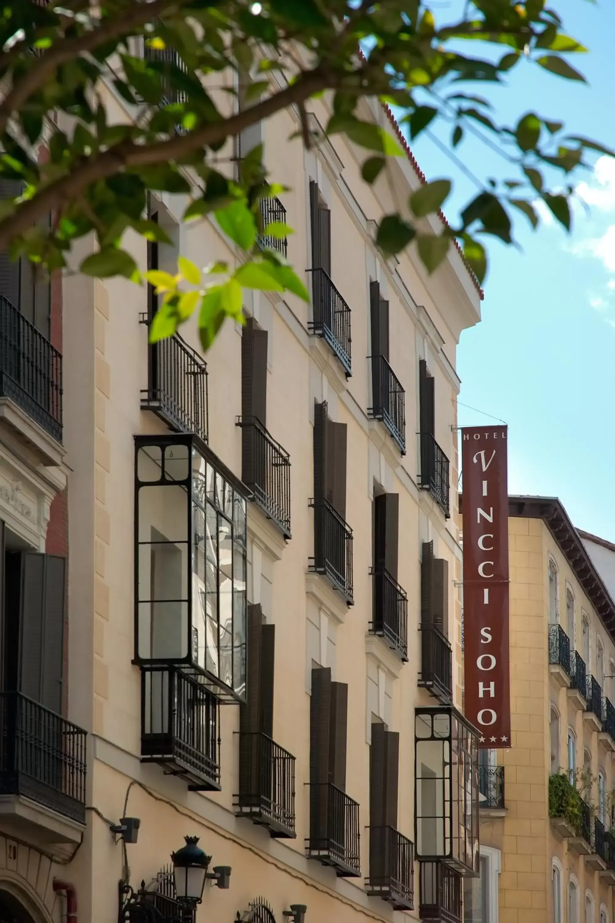 Facade/entrance in Vincci Soho Facade/entrance in Vincci Soho