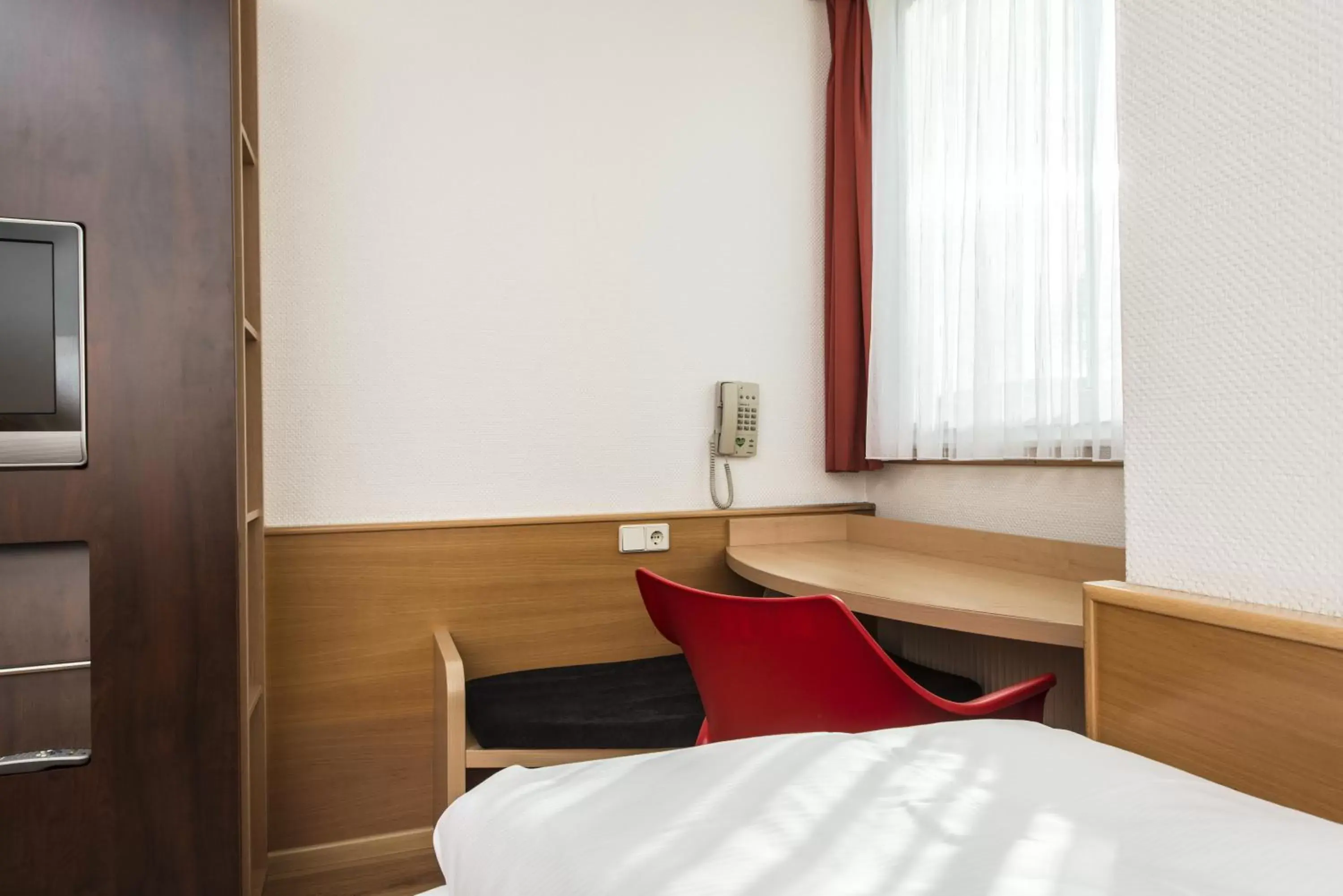 Decorative detail, Bed in ibis Hotel Eisenach