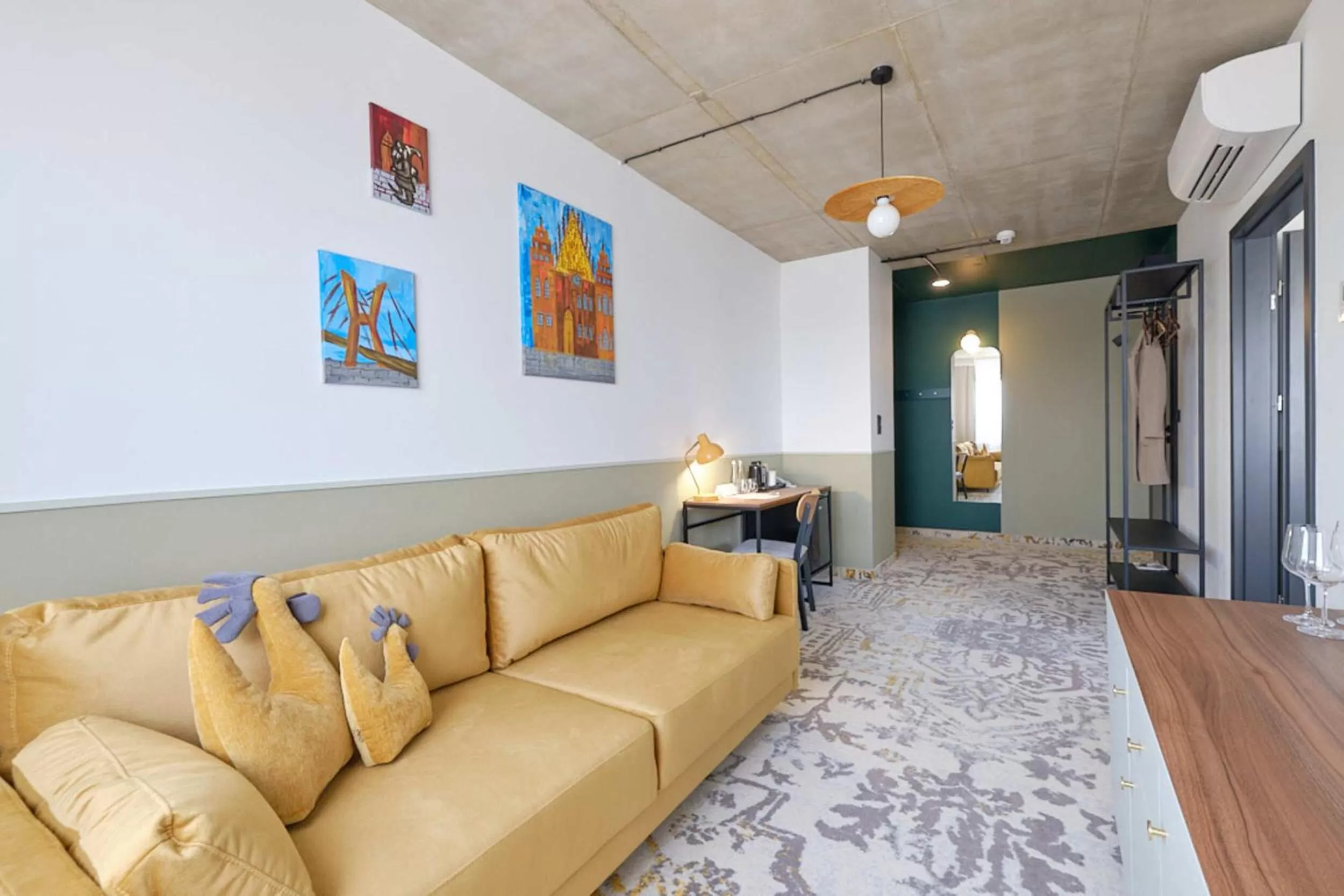 Living room in Arche Hotel Wrocław Airport