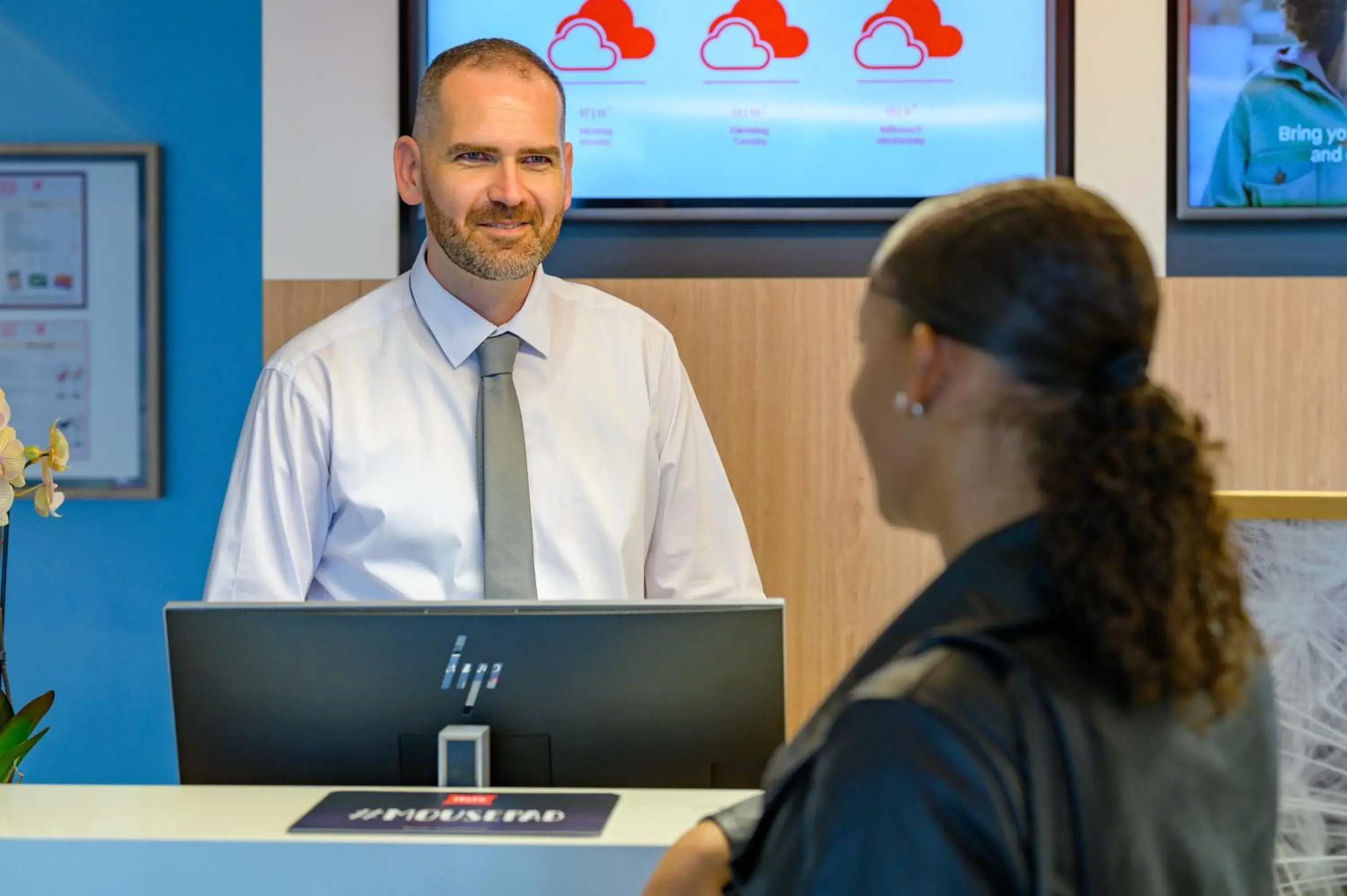 Lobby or reception in ibis Heilbronn City