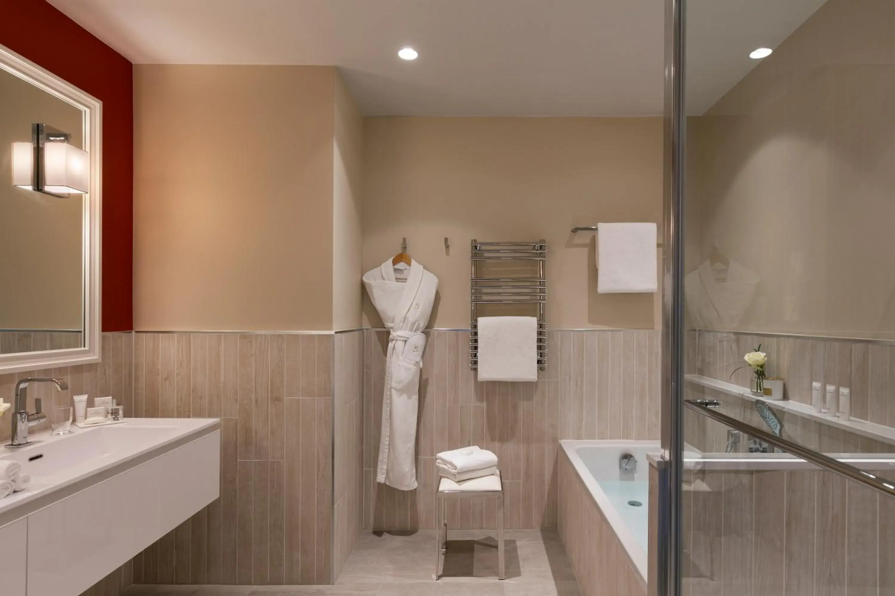 Shower, Bathroom in Hotel Barriere Le Grand Hotel Dinard