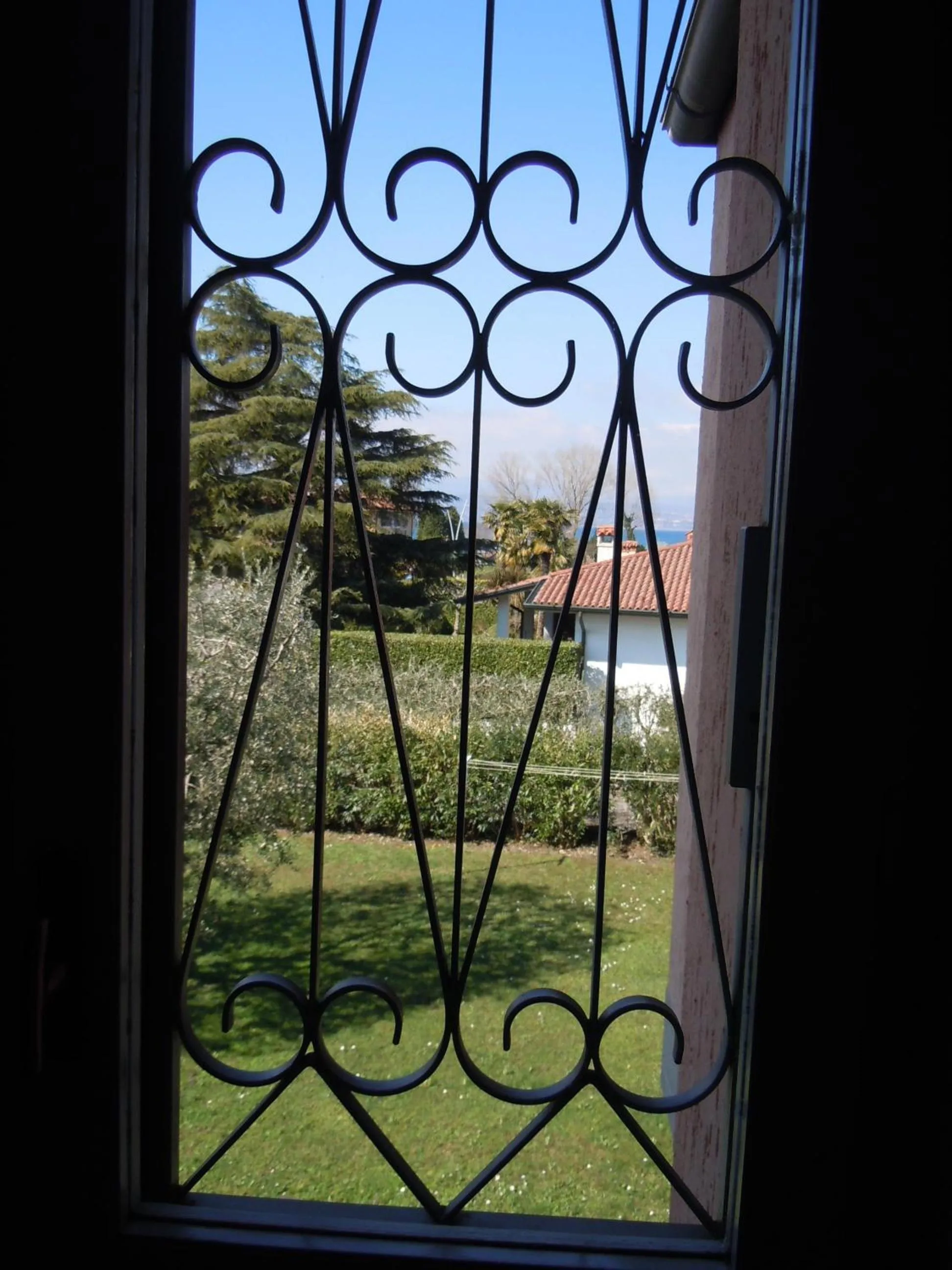 Garden view in Albergo Bagner