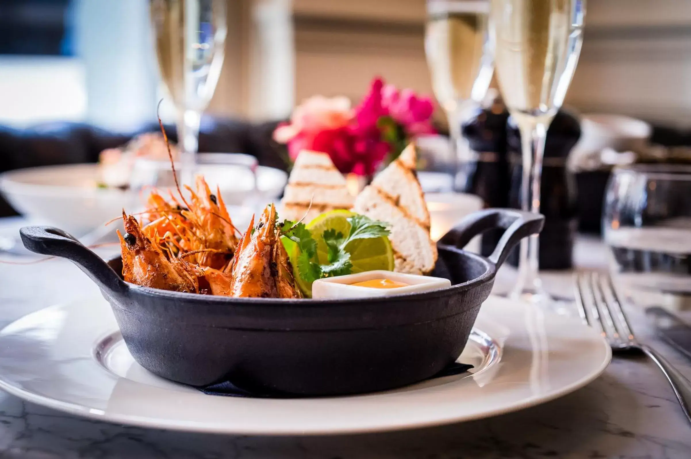 Food close-up in The Westbury Hotel