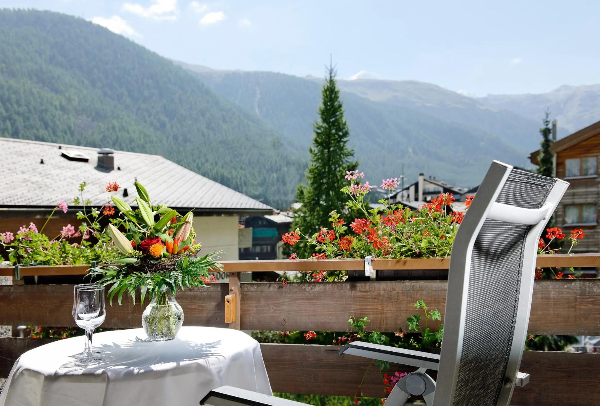 Balcony/Terrace in Hotel Ambassador Zermatt