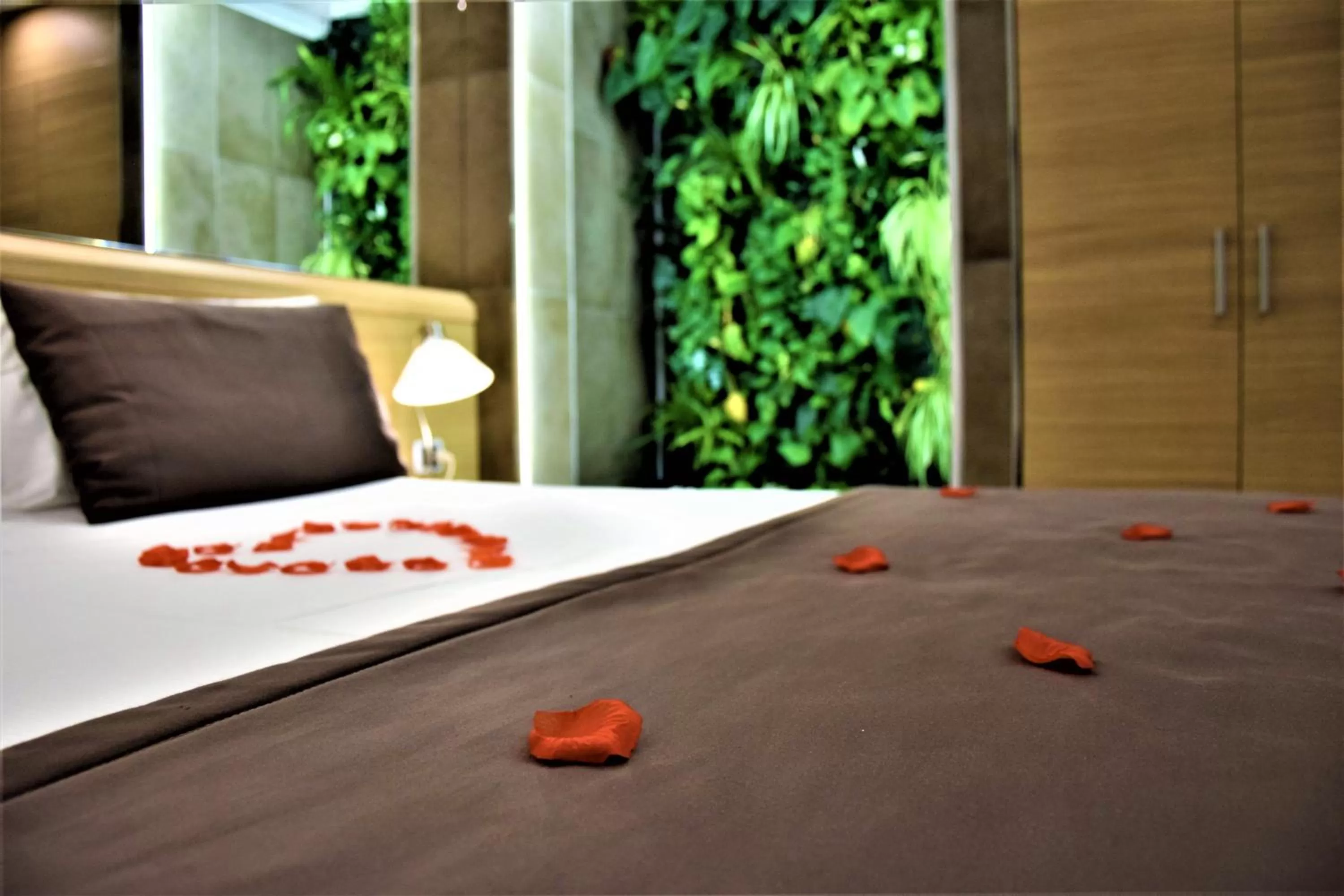 Bed in Hotel Paolo II