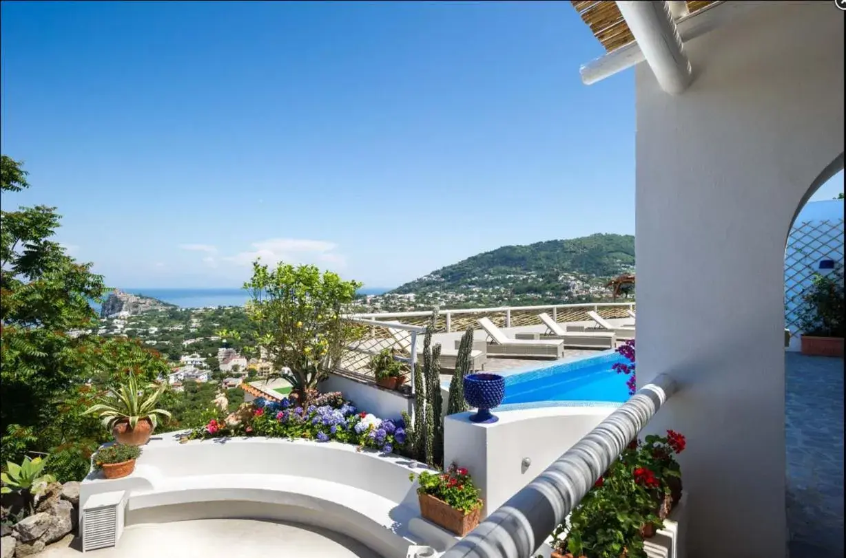 Day, Pool View in Relais Bijoux Ischia