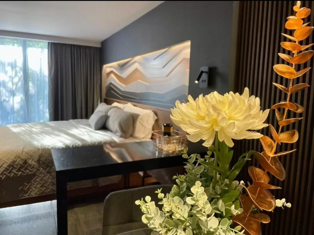 Seating area, Bed in Suites MINE