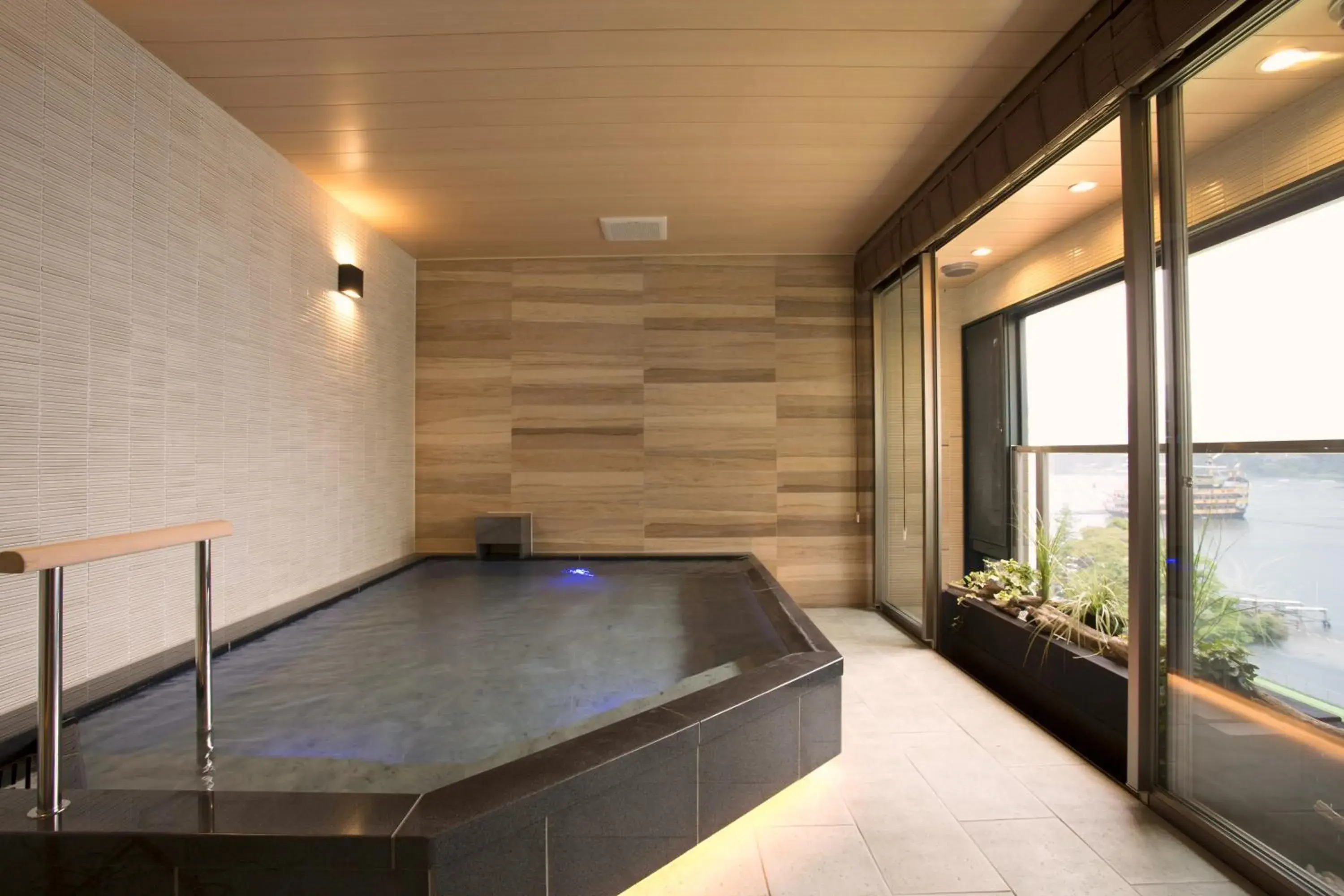 Hot Spring Bath in Hakone Hotel