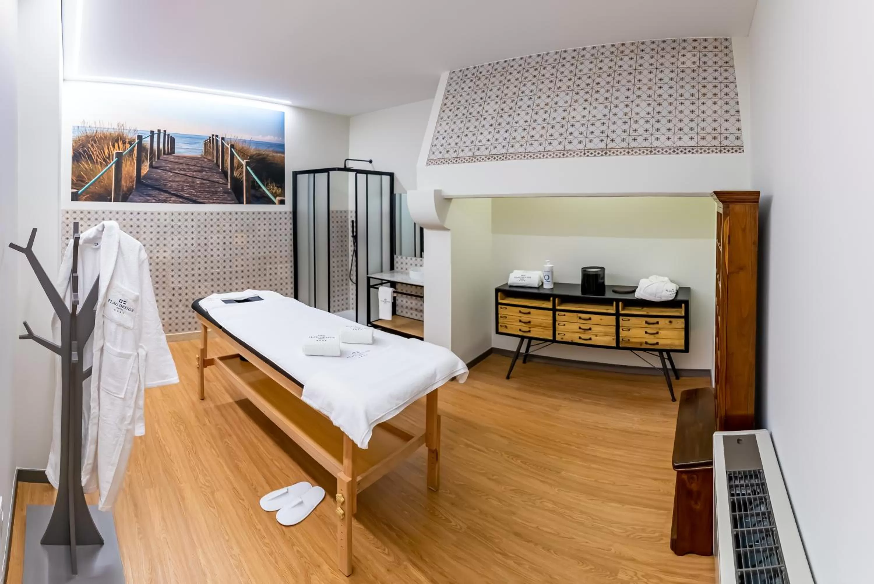 Massage in Flag Design Hotel