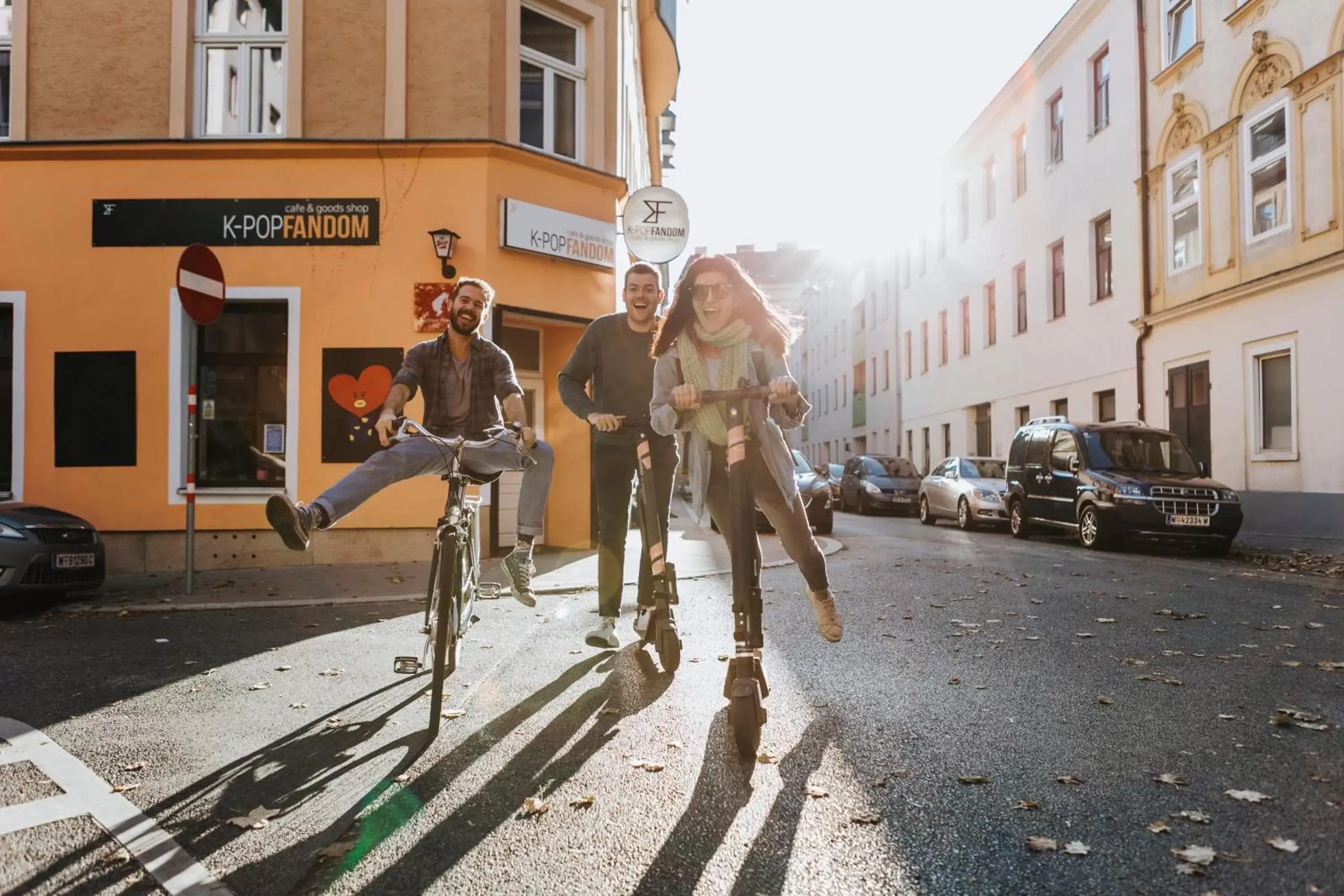 Cycling in Vienna Hostel Ruthensteiner