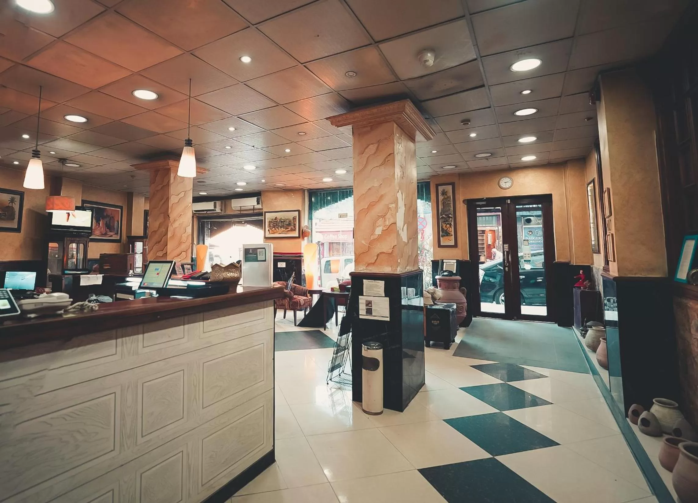 Lobby or reception in Amman Pasha Hotel