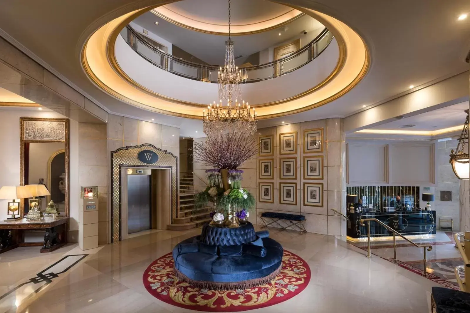Property building, Lobby/Reception in Wellington Hotel & Spa Madrid