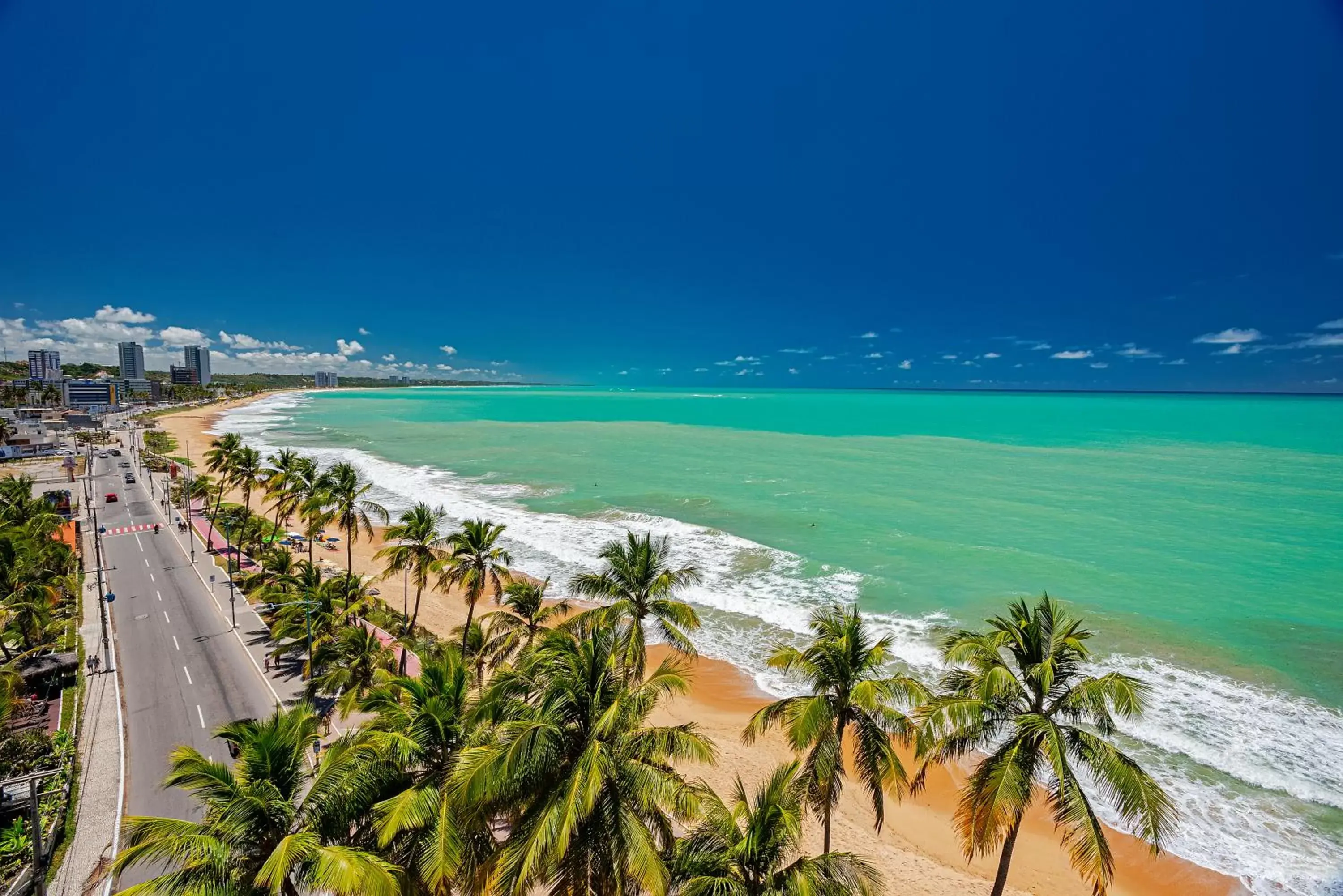 Bird's eye view, Beach in Jatiúca Suites Resort by Slaviero Hotéis