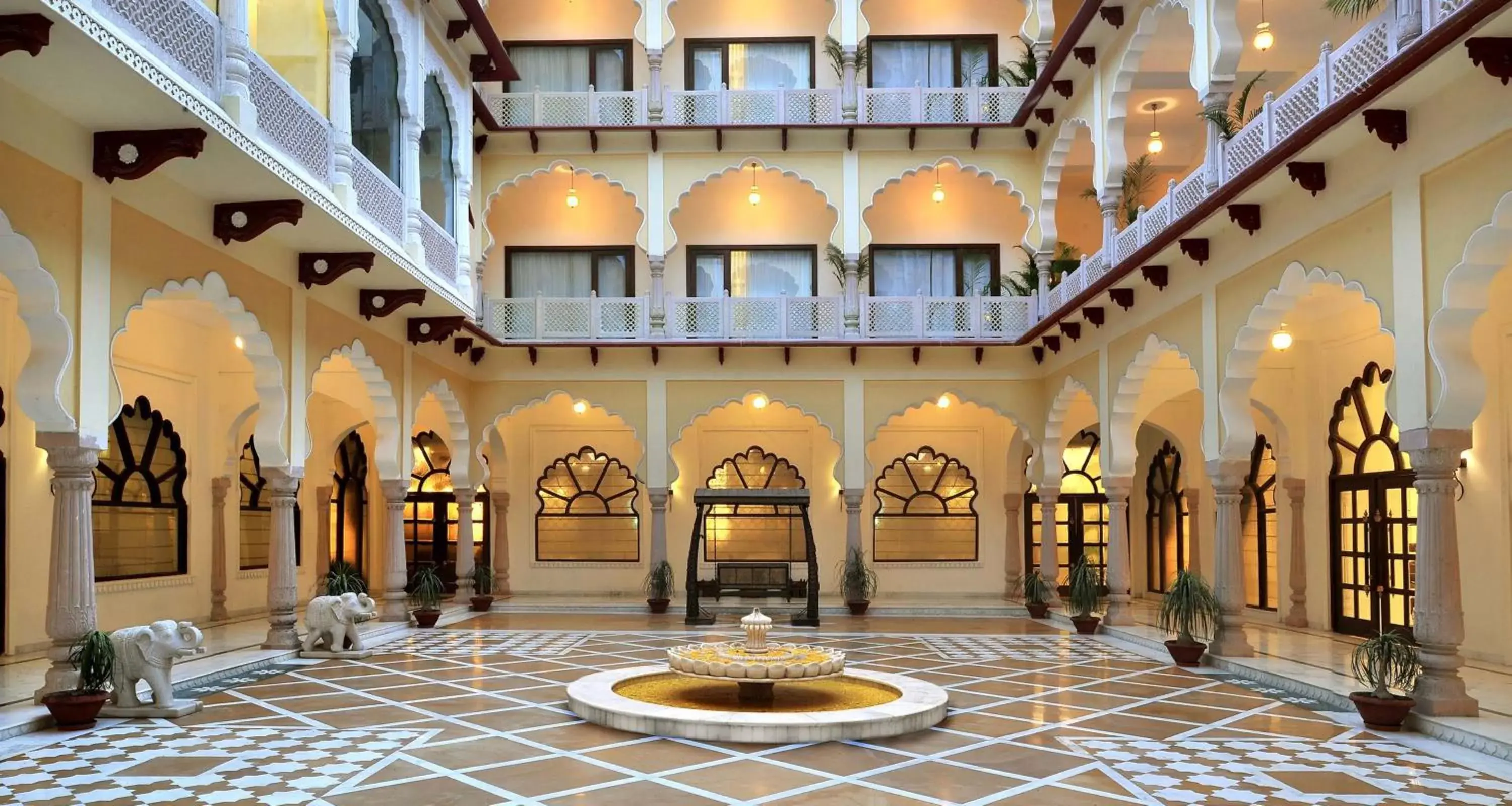 Facade/entrance in Noormahal Palace Hotel