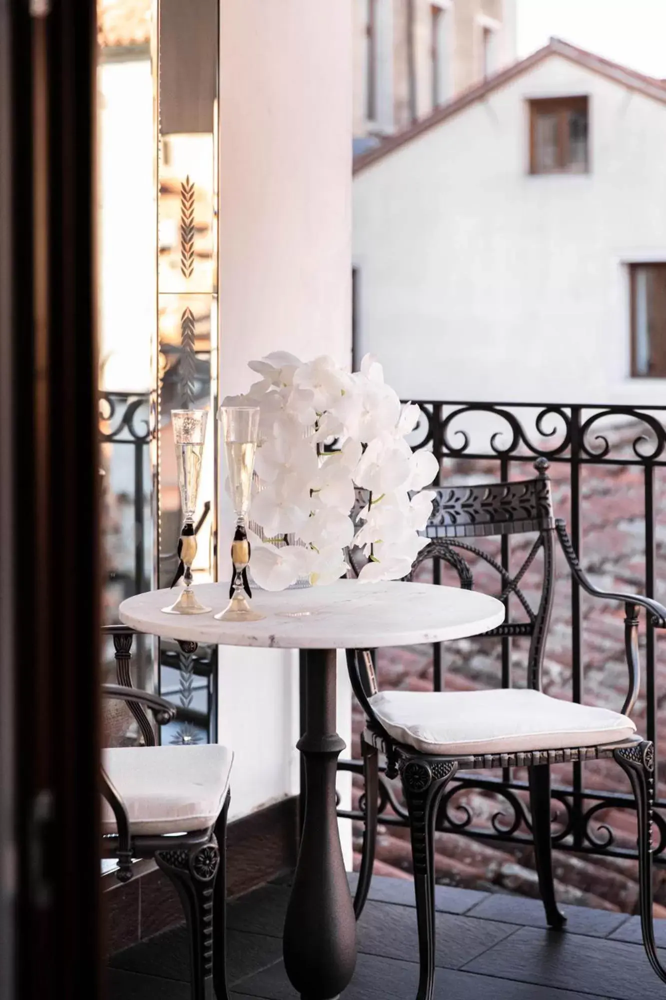 Balcony/Terrace, Restaurant/Places to Eat in Palazzina Grassi