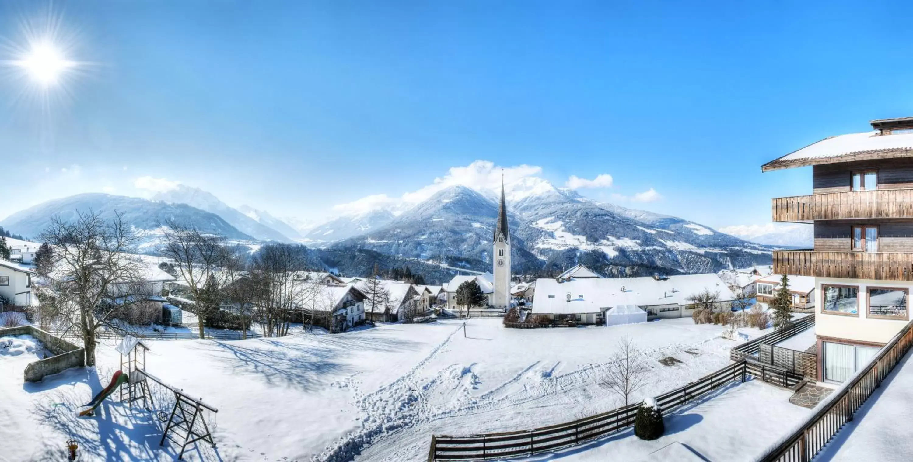 Mountain view, Winter in Bärenwirth