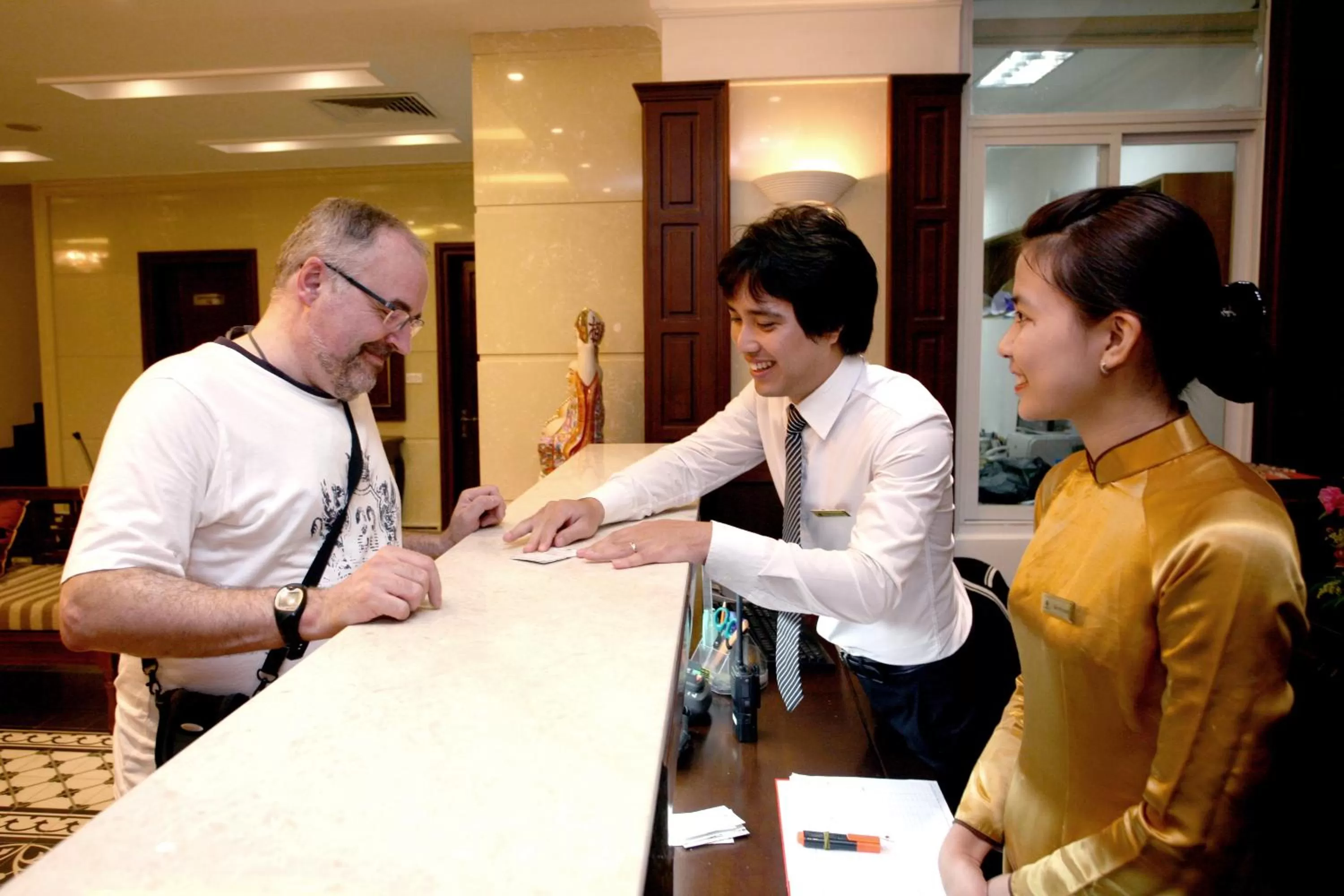 Lobby or reception in Hanoi Emotion Hotel