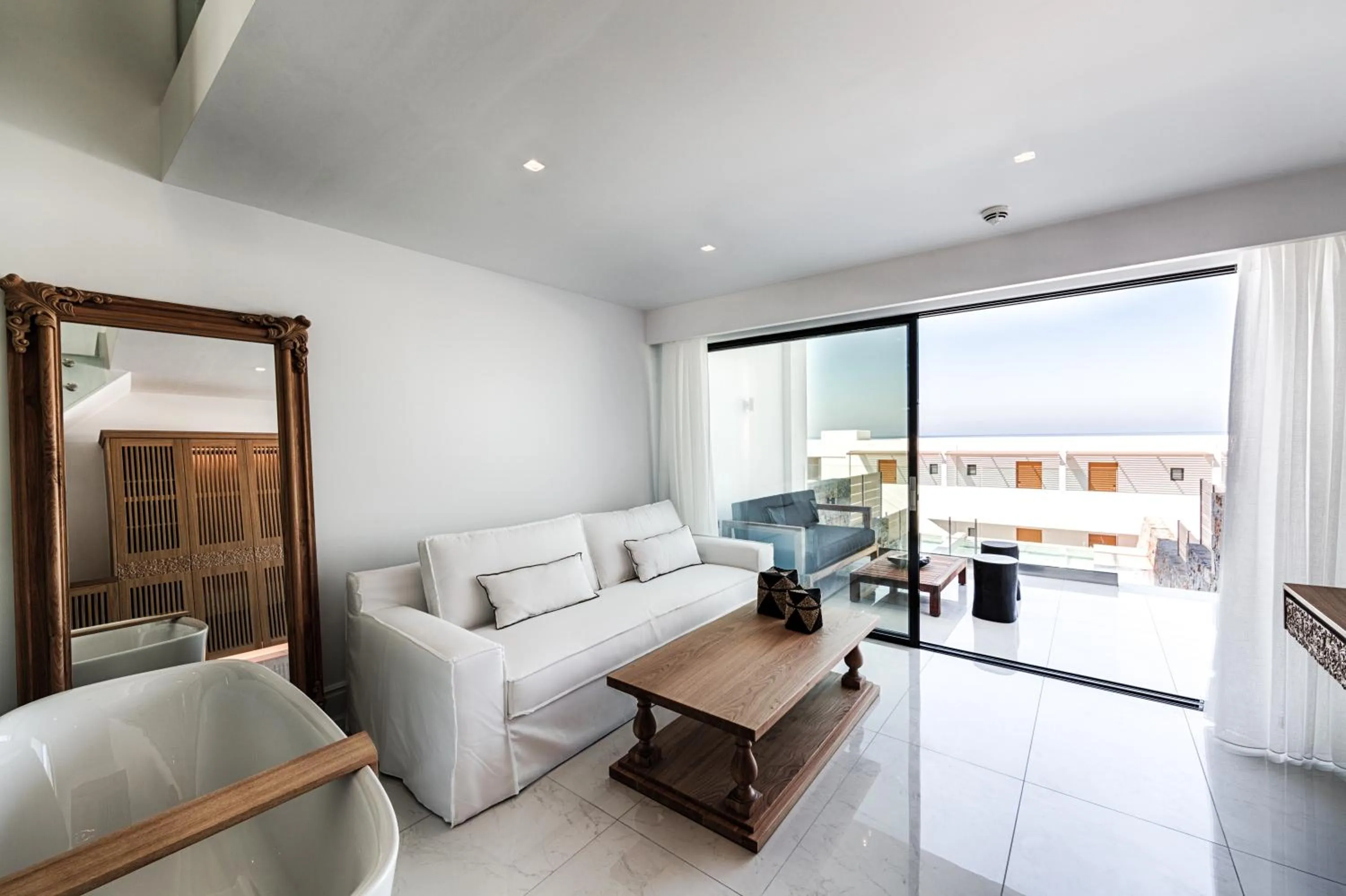 Patio in Abaton Island Resort & Spa