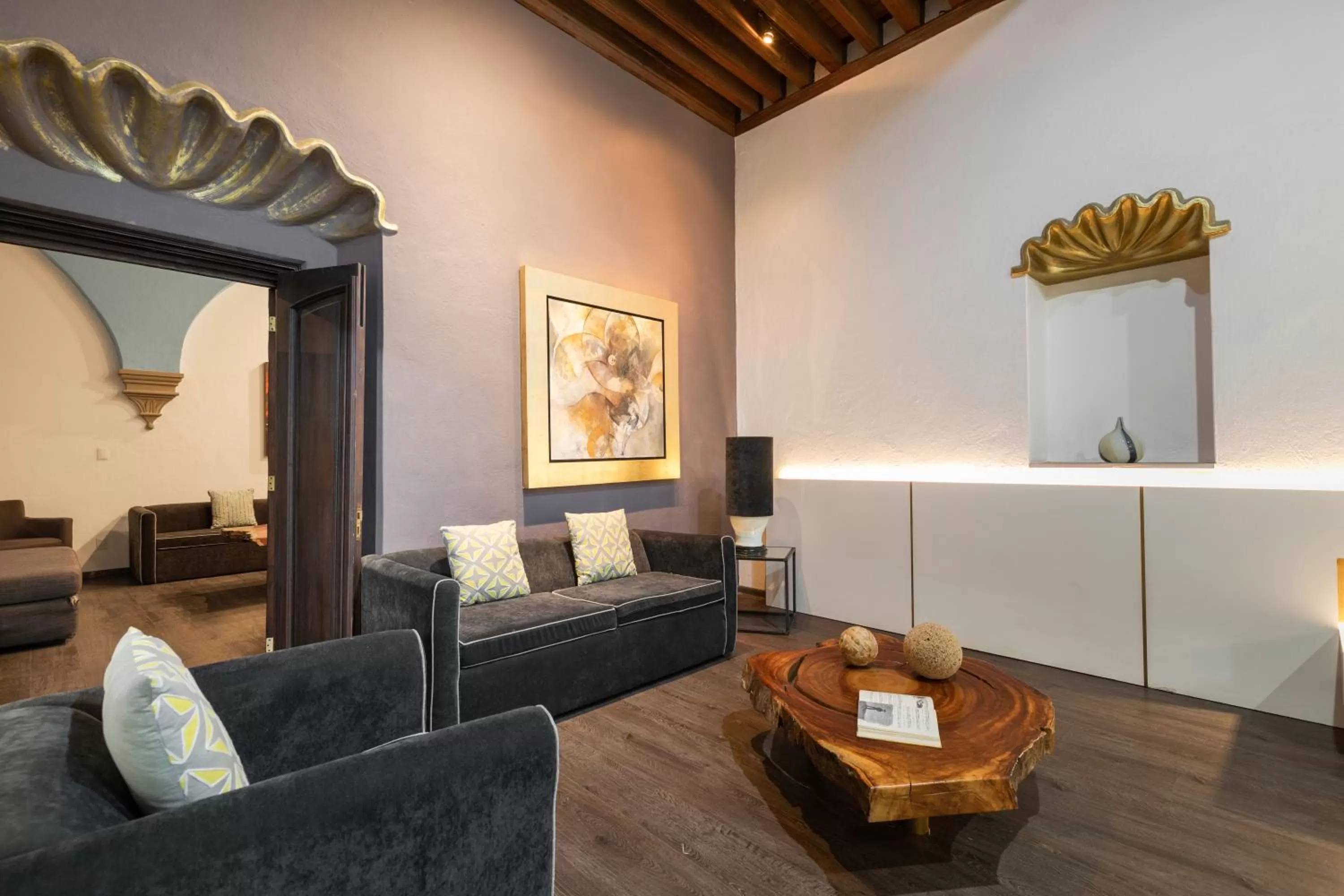 Living room in El Mesón de Santa Rosa