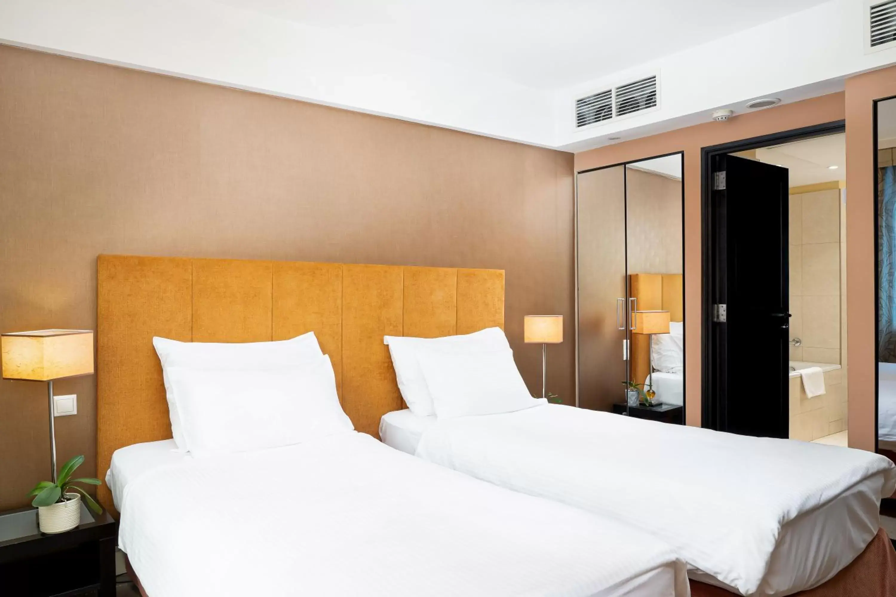 Bedroom, Bed in The Aquincum Hotel Budapest