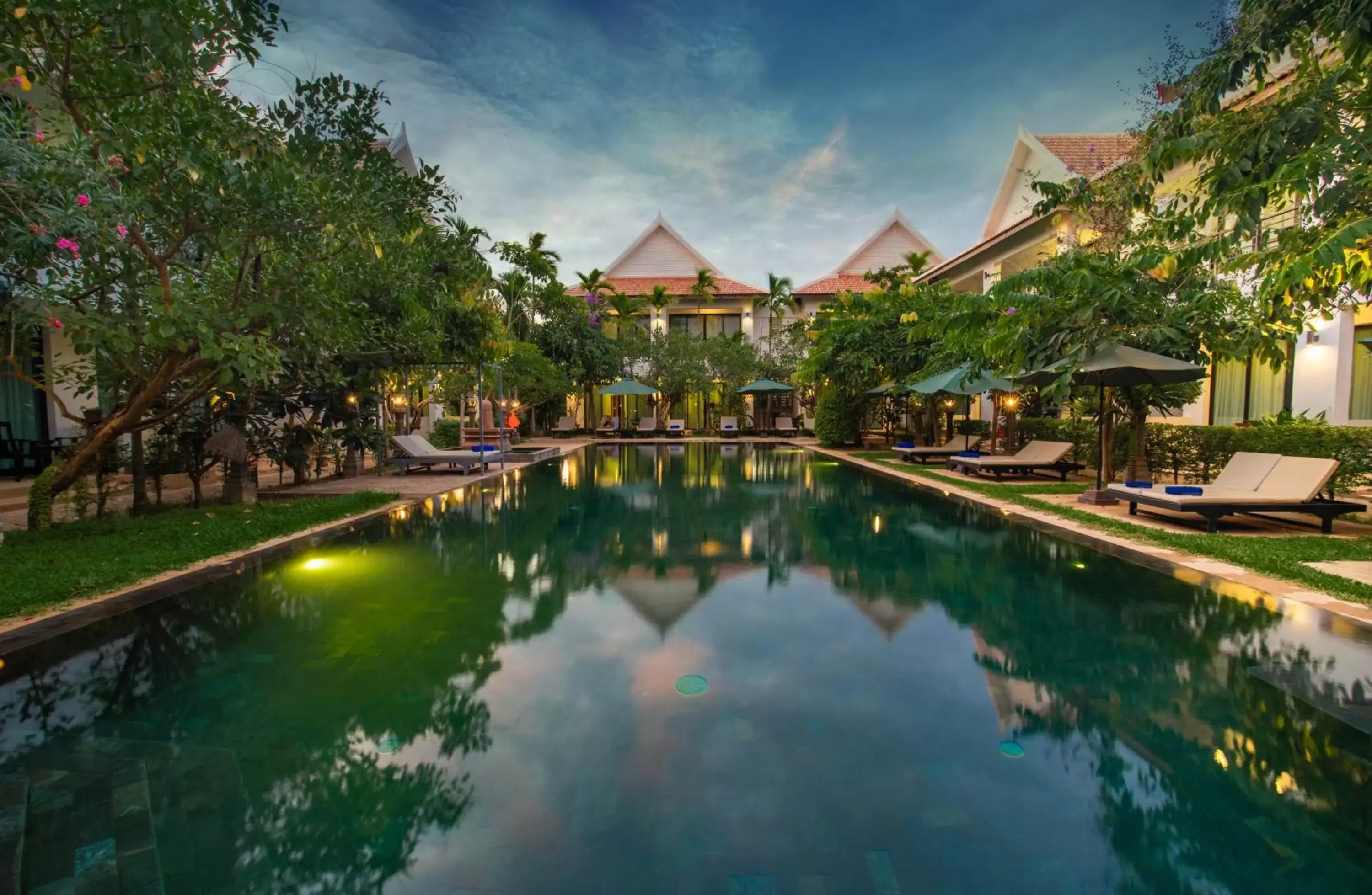 Property building, Swimming Pool in Tanei Angkor Resort and Spa