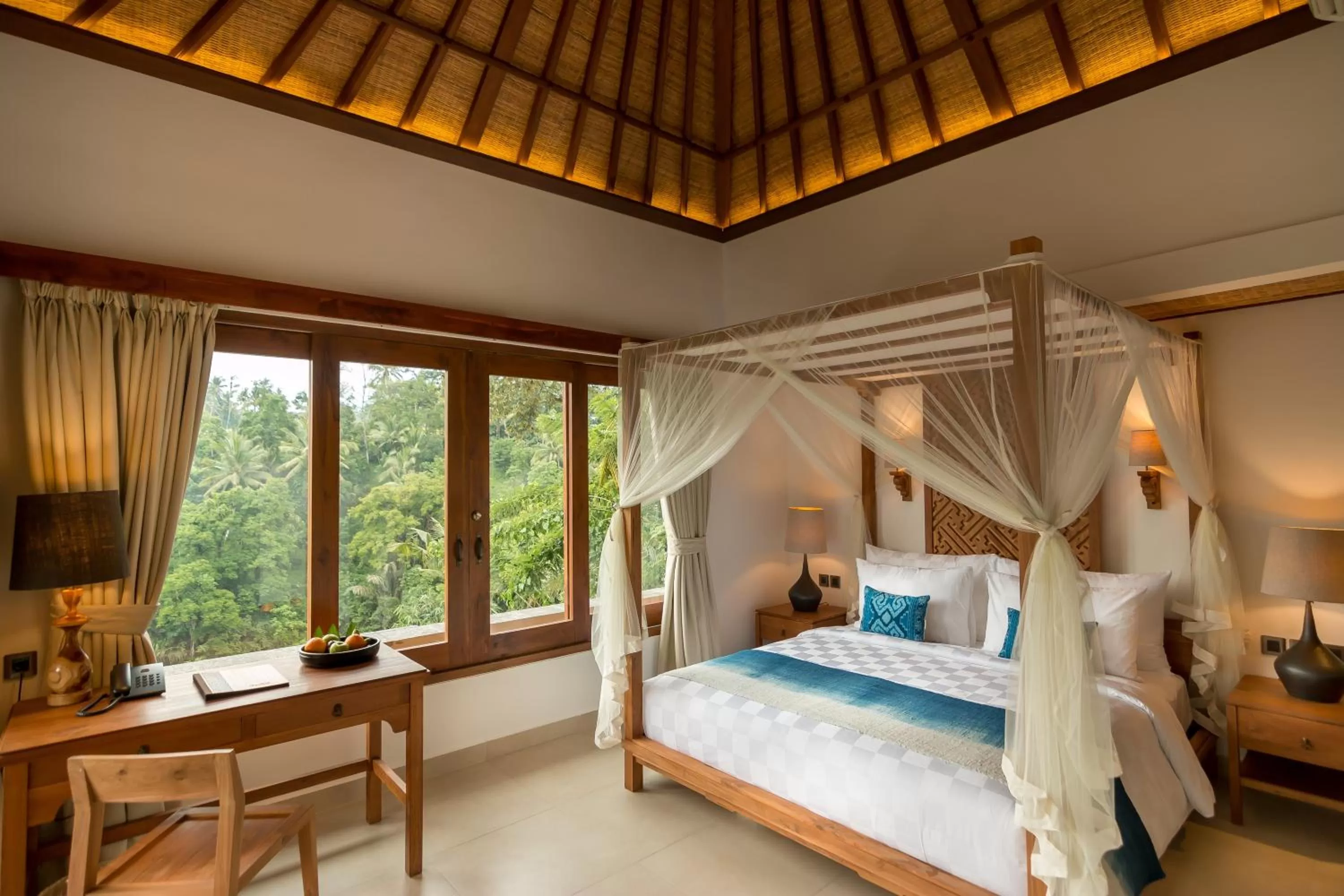 Bedroom, Bed in Ulun Ubud Resort - CHSE Certified