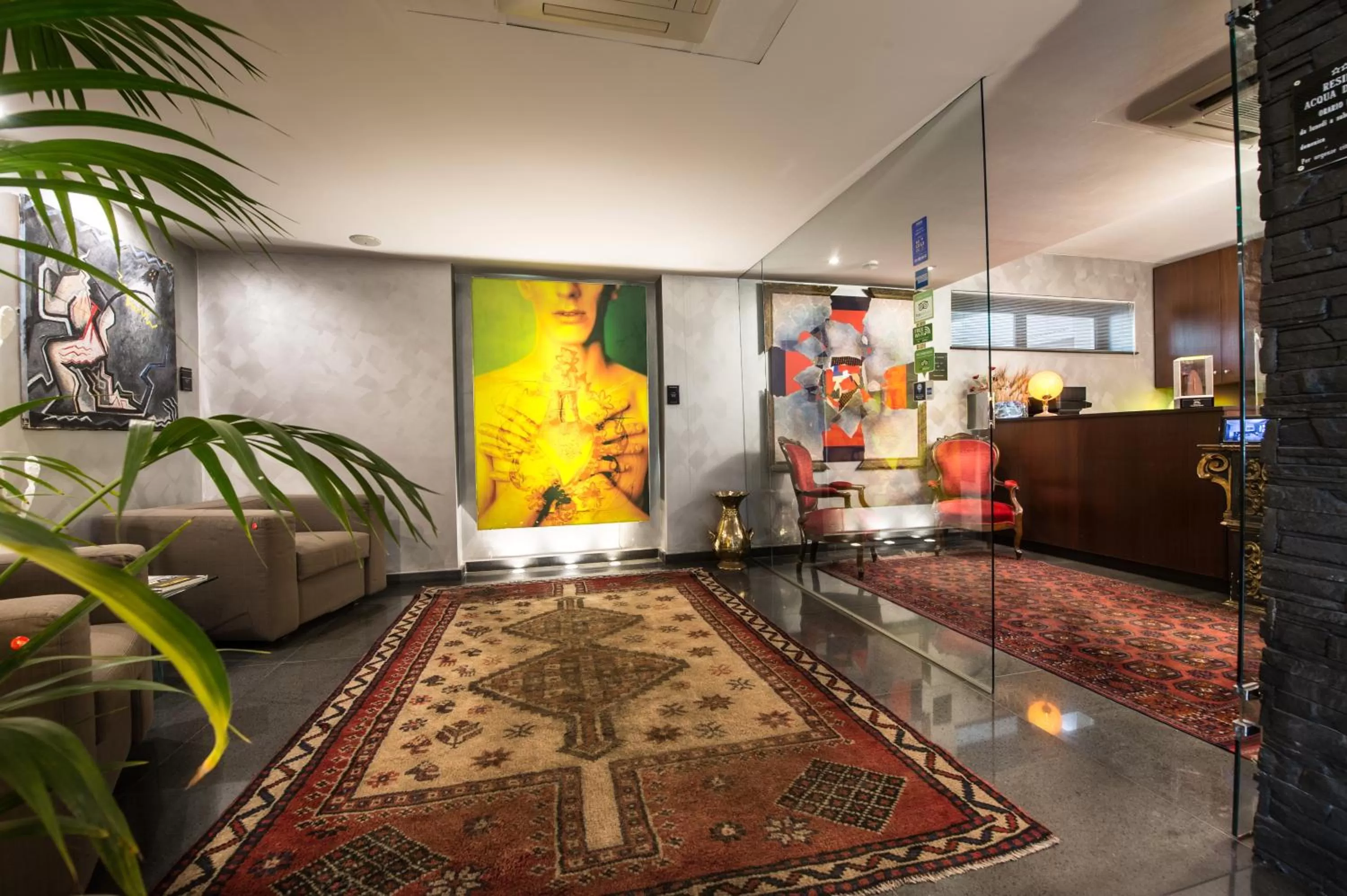 Lobby or reception in Residence Acqua del Conte