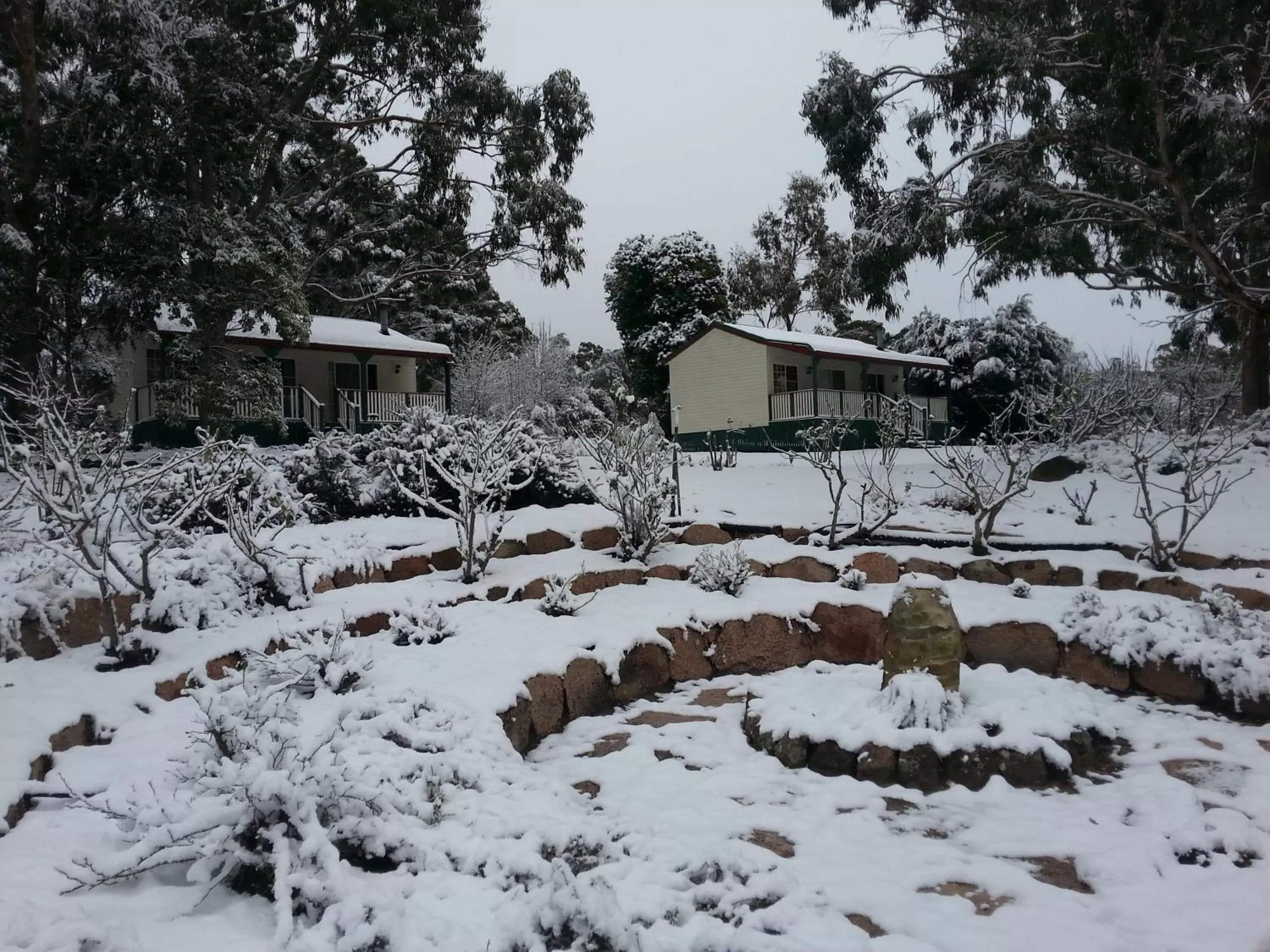 Natural landscape, Winter in Granite Gardens Cottages & Lake Retreat