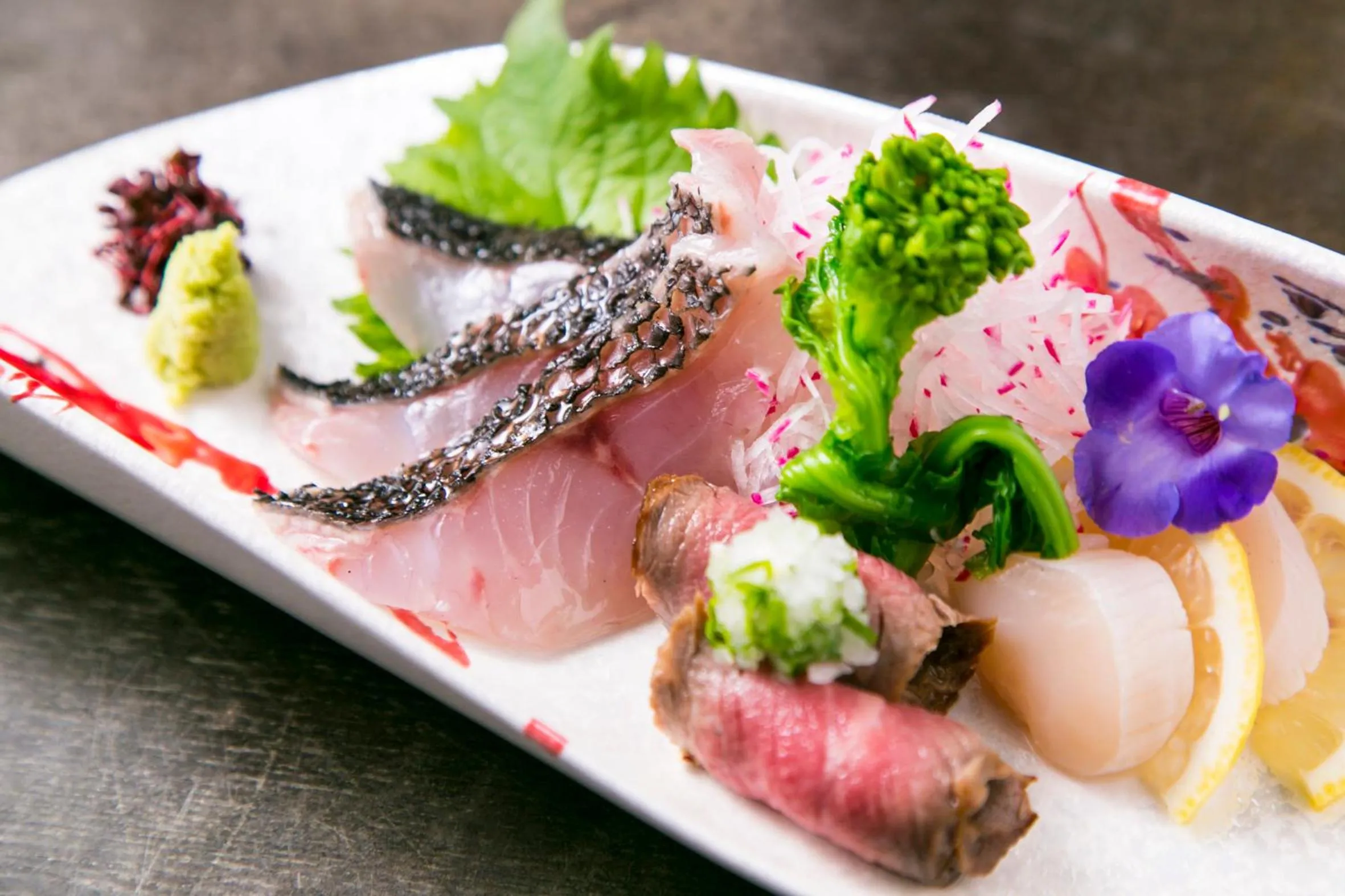 Food close-up in Ryokan Yoshidaya