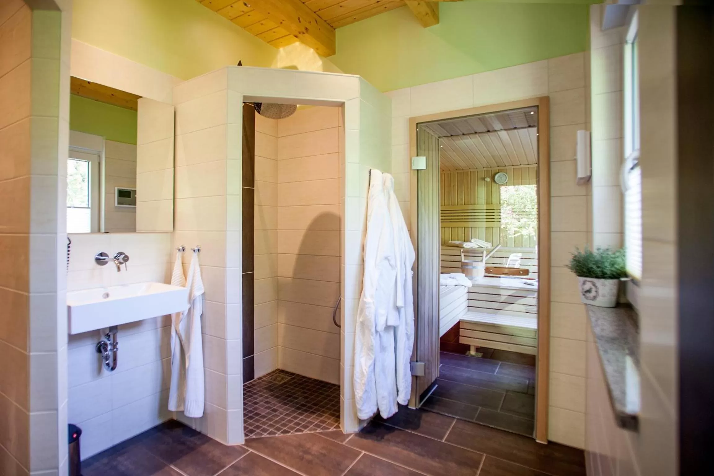 Sauna in AKZENT Hotel Villa Saxer