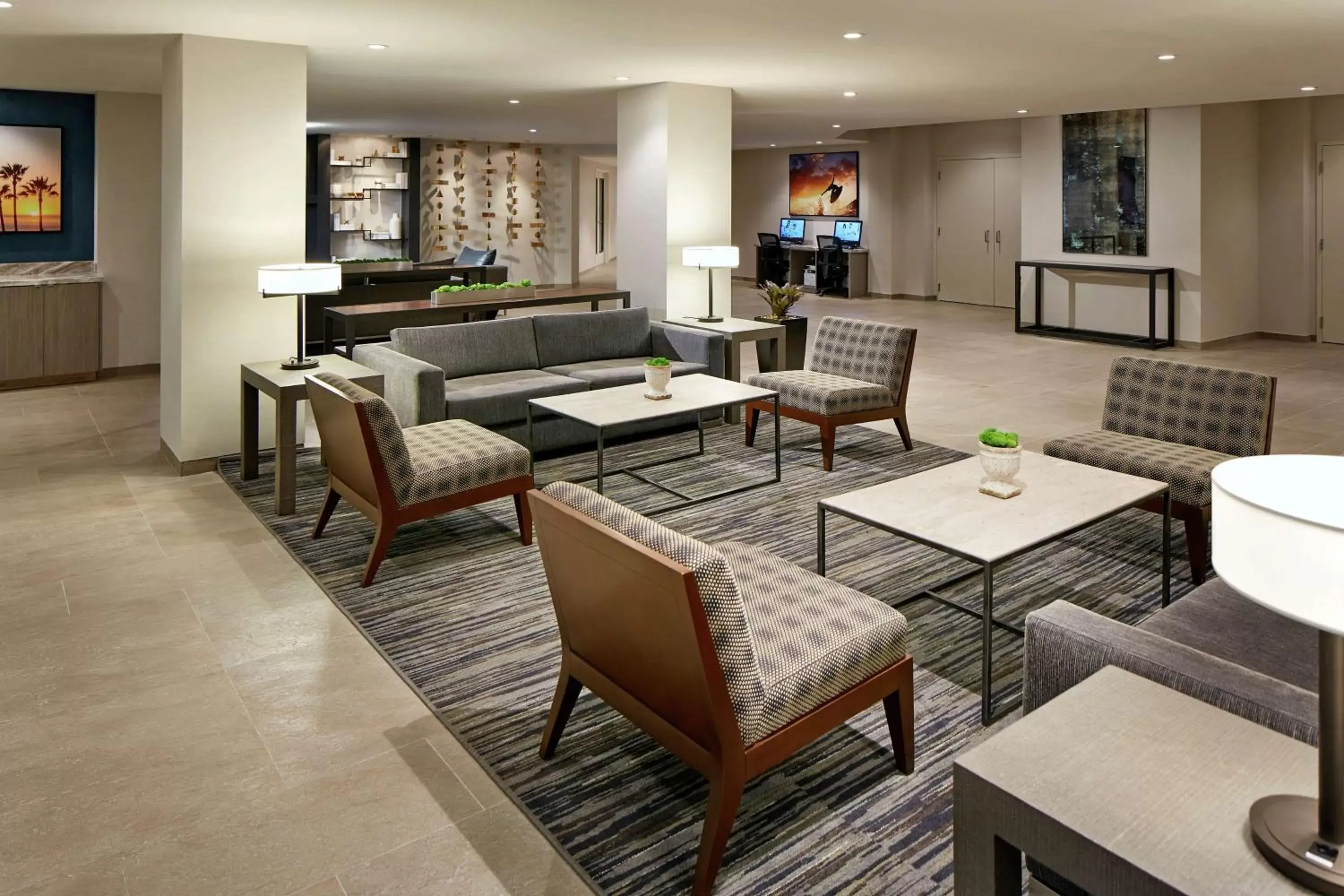 Lobby or reception in Hilton Garden Inn San Diego Mission Valley/Stadium Lobby or reception in Hilton Garden Inn San Diego Mission Valley/Stadium