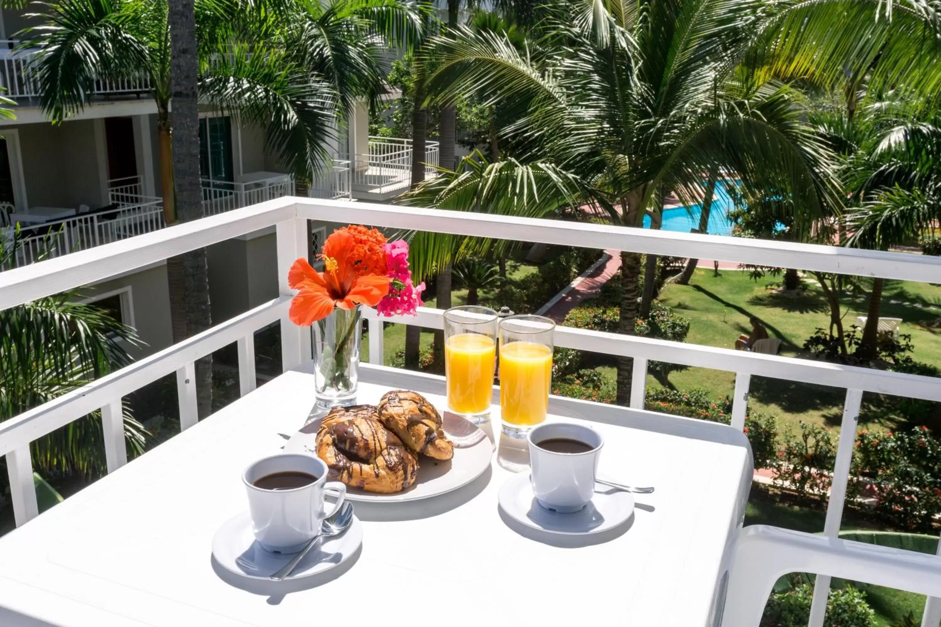 Garden view in TROPICANA SUITES DELUXE BEACH CLUB and POOL - playa LOS CORALES