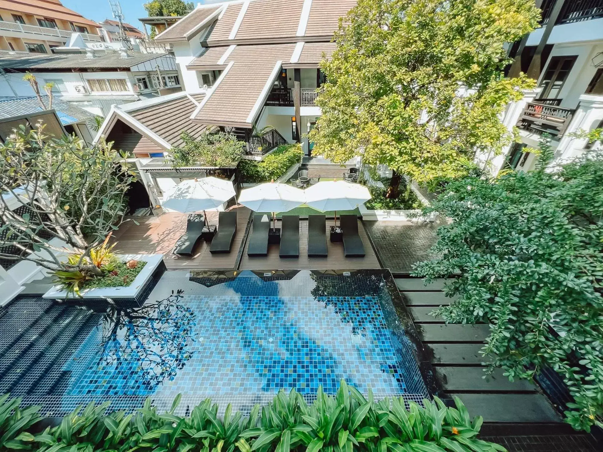 Pool View in Thai Akara - Lanna Boutique Hotel -SHA Extra Plus