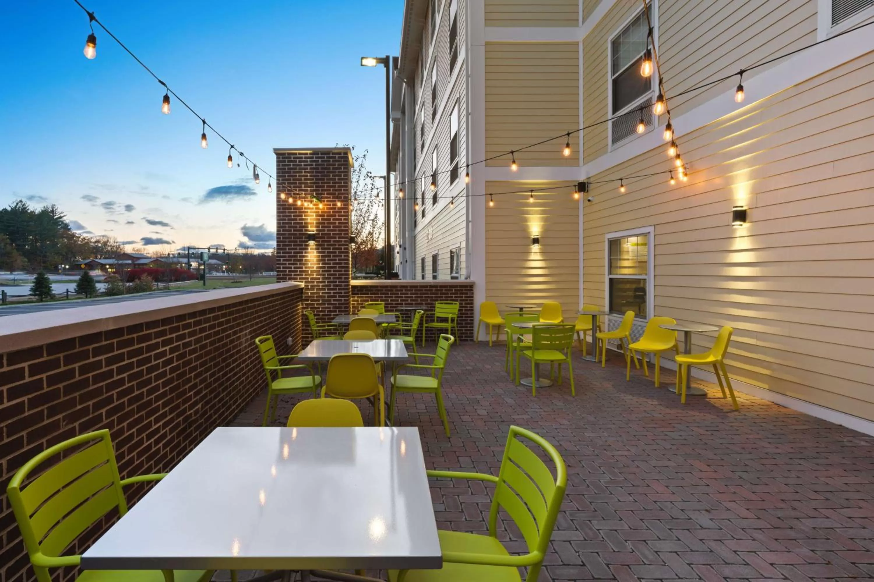 Patio in Home2 Suites By Hilton North Conway, NH