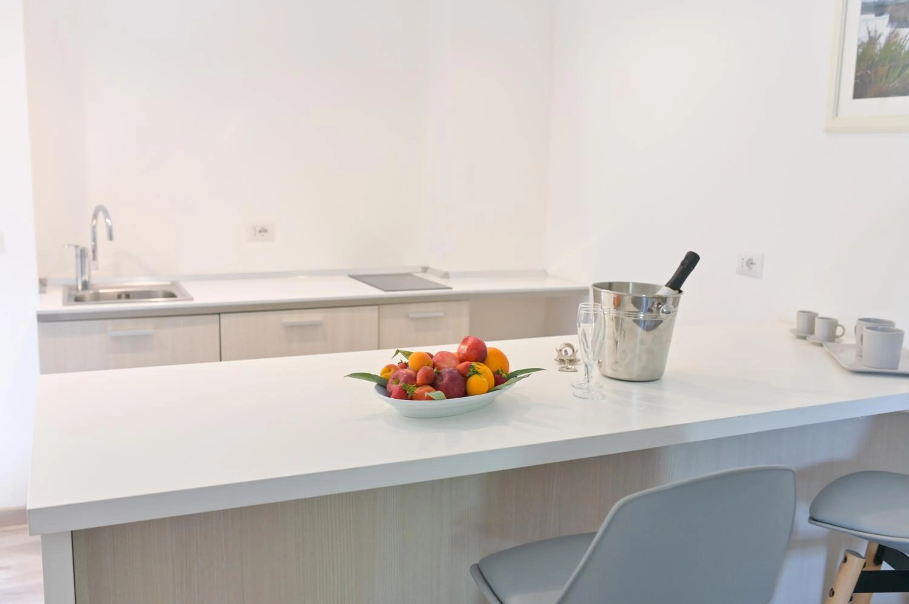 Kitchen or kitchenette in Hotel Baia Delle Sirene